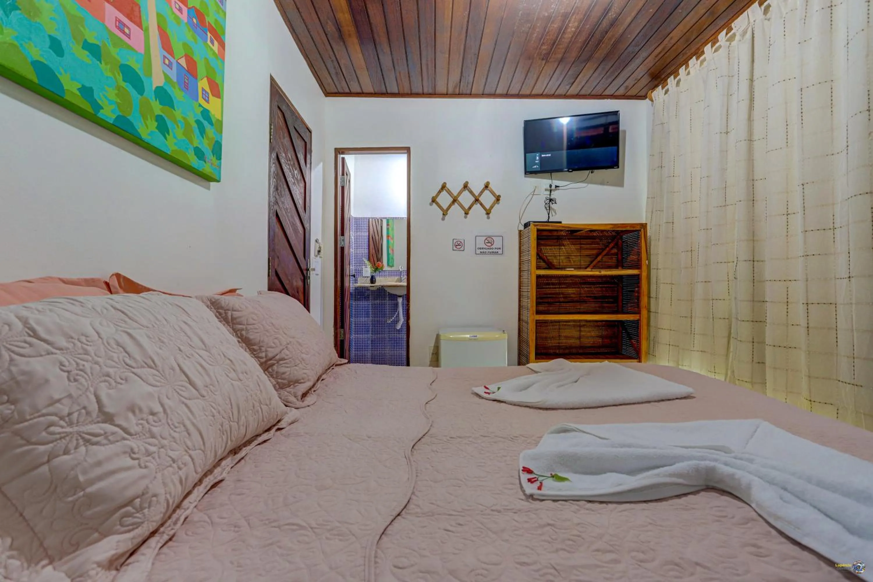 Bed in Pousada casa zaza