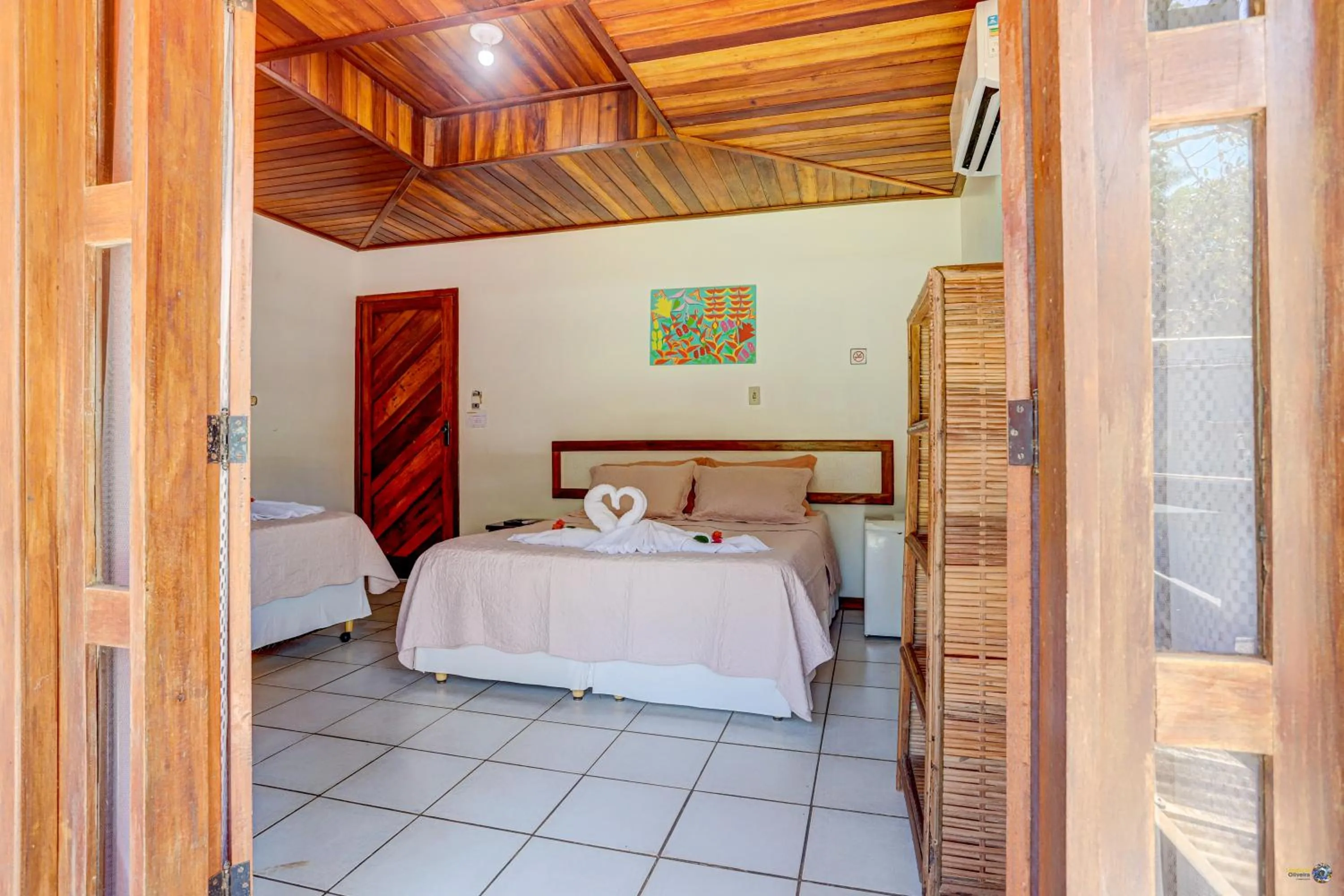 Bed in Pousada casa zaza