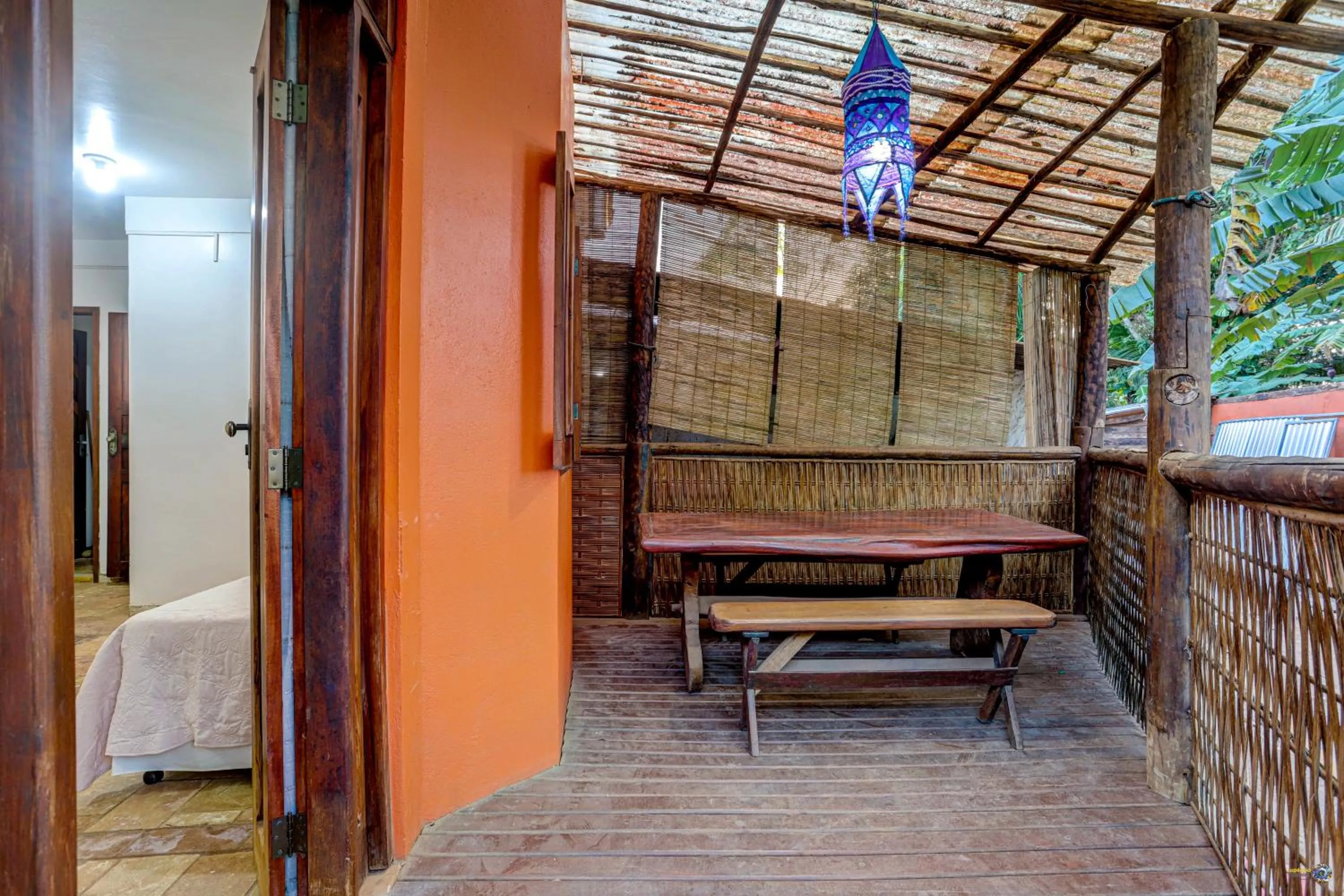 Patio in Pousada casa zaza
