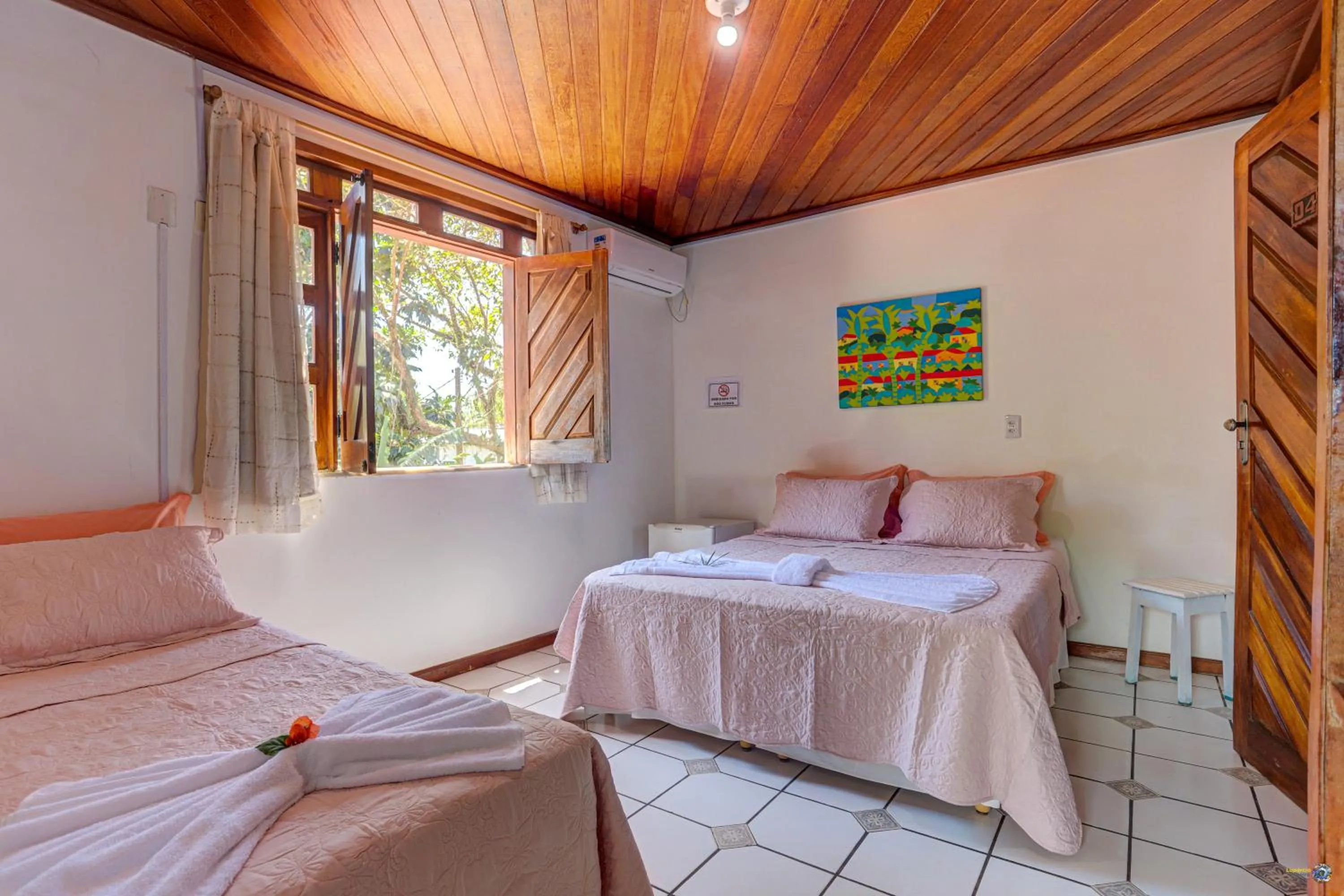 Bed in Pousada casa zaza
