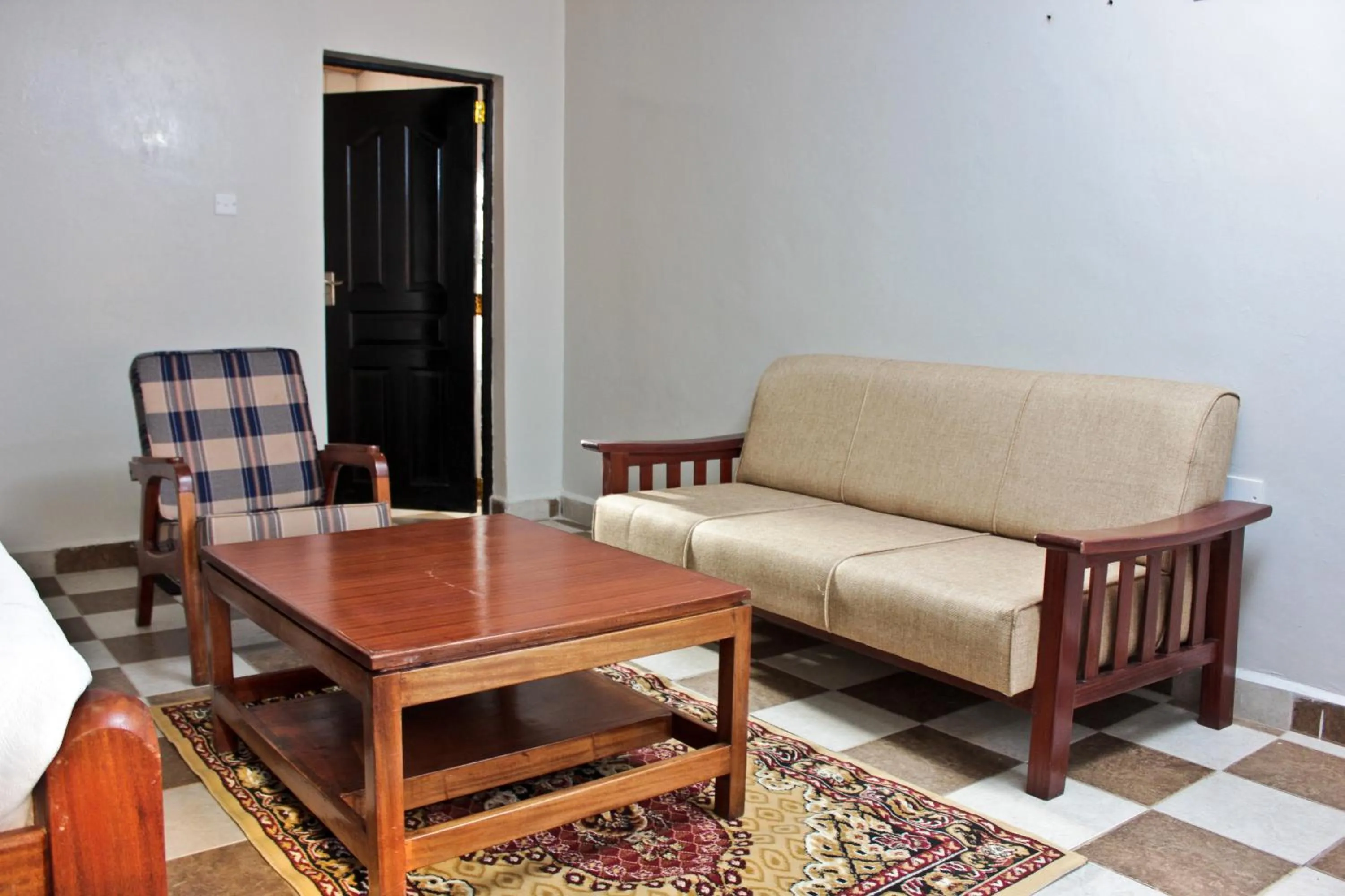 Living room in Sweet Lake Resort