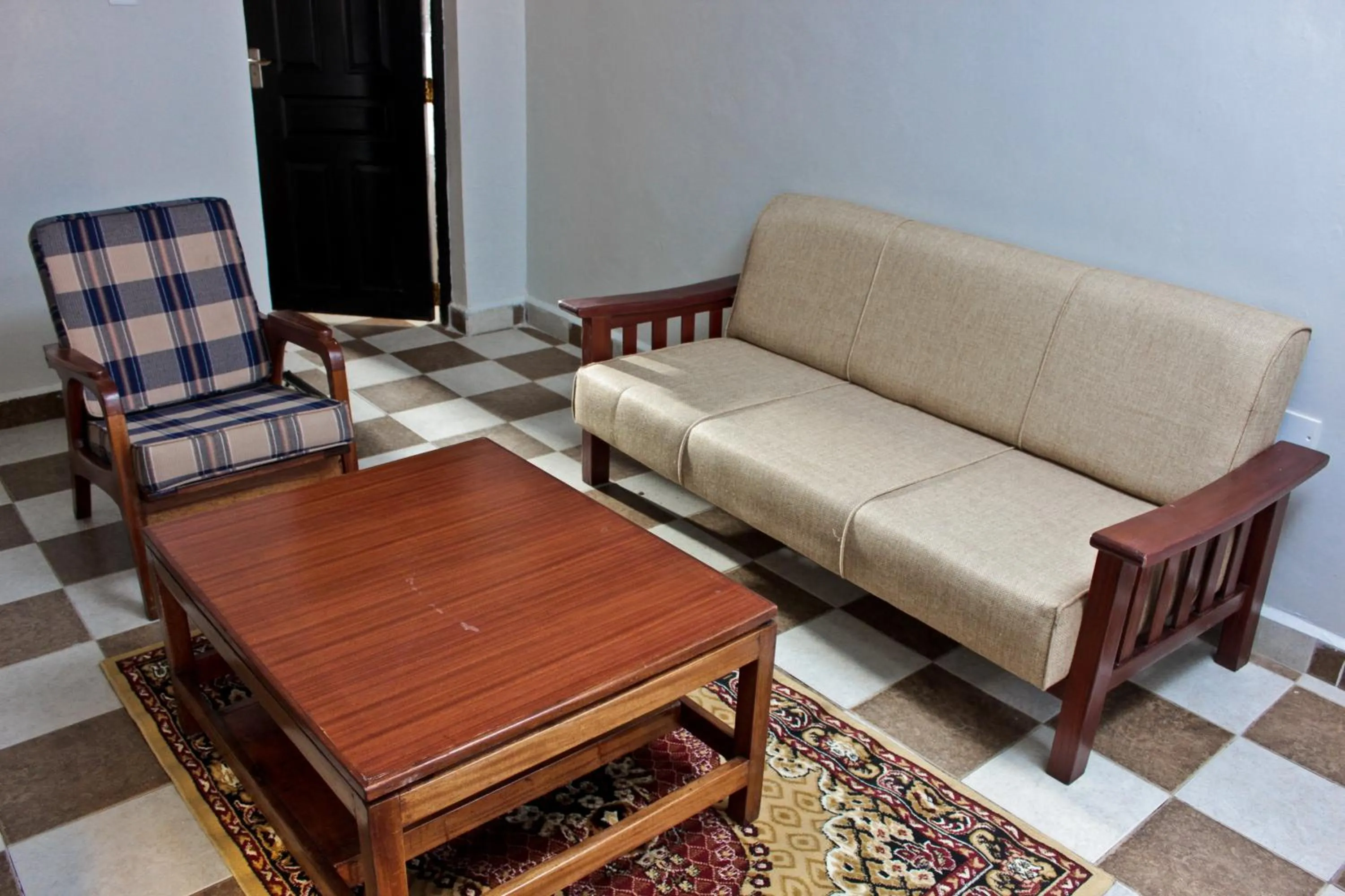 Living room in Sweet Lake Resort