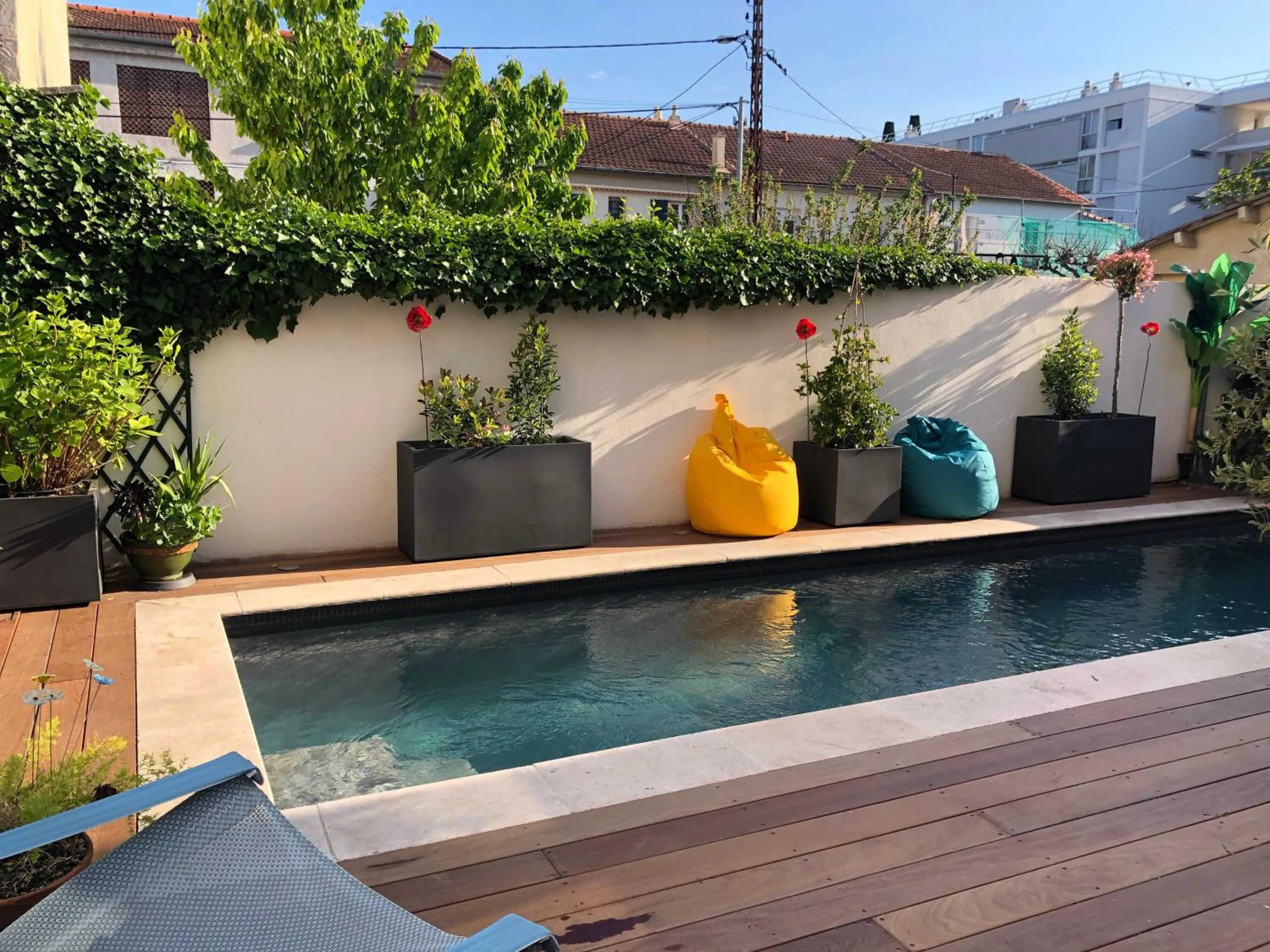 Swimming pool in B&B - Chambres d'hôtes Le Foch