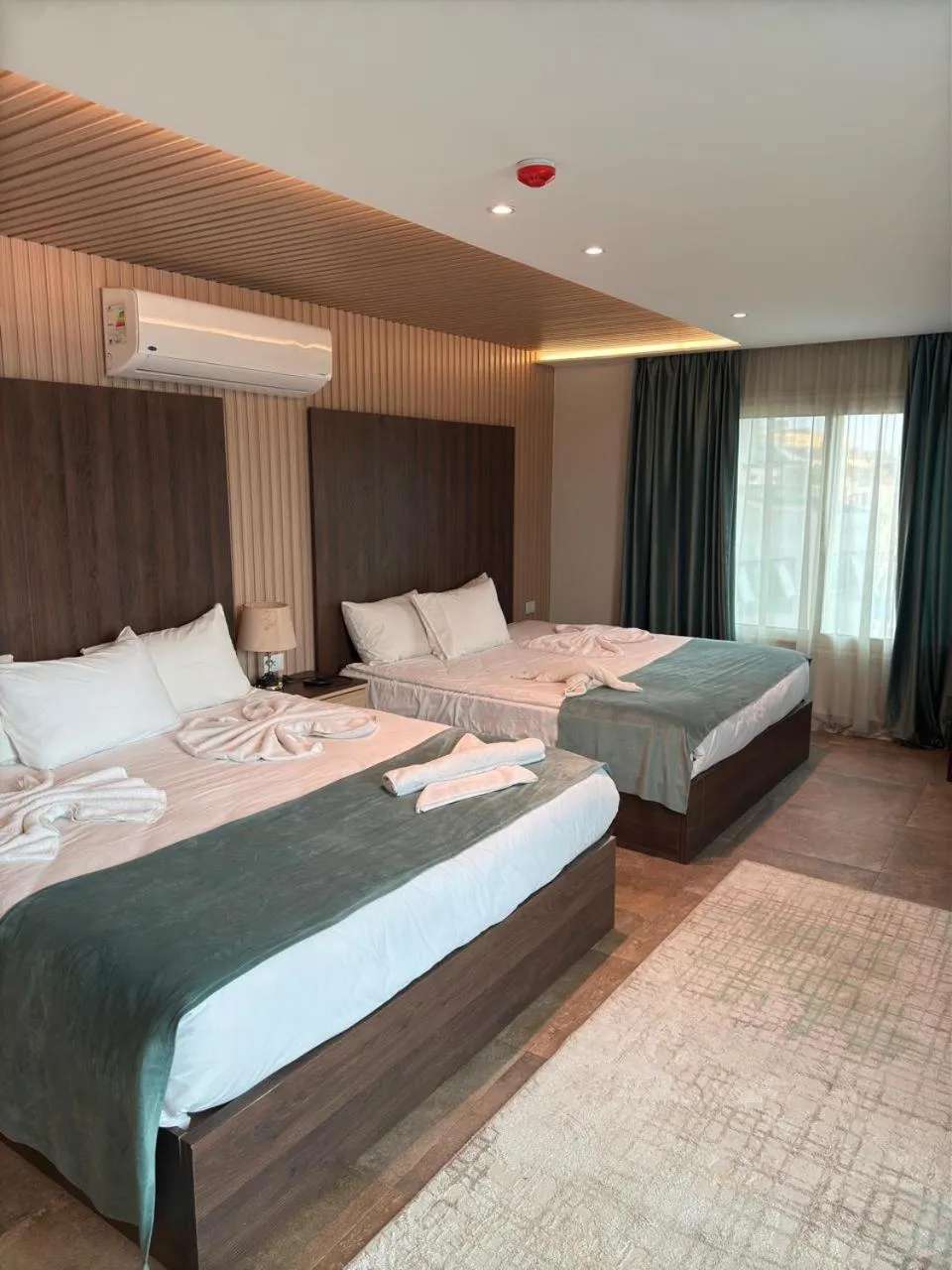 Bedroom, Bed in Blue Pyramids Eyes Hotel