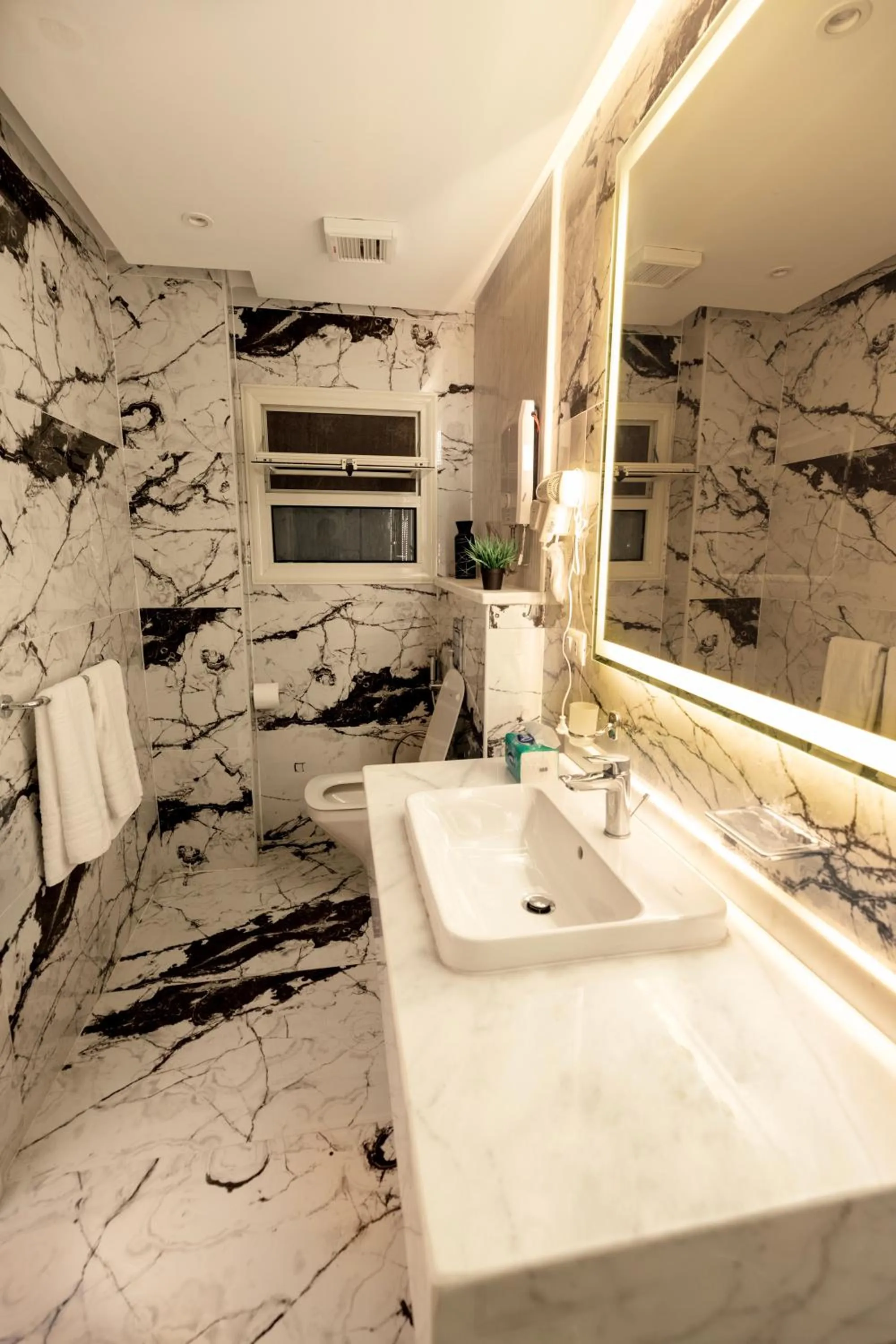 Shower in Blue Pyramids Eyes Hotel