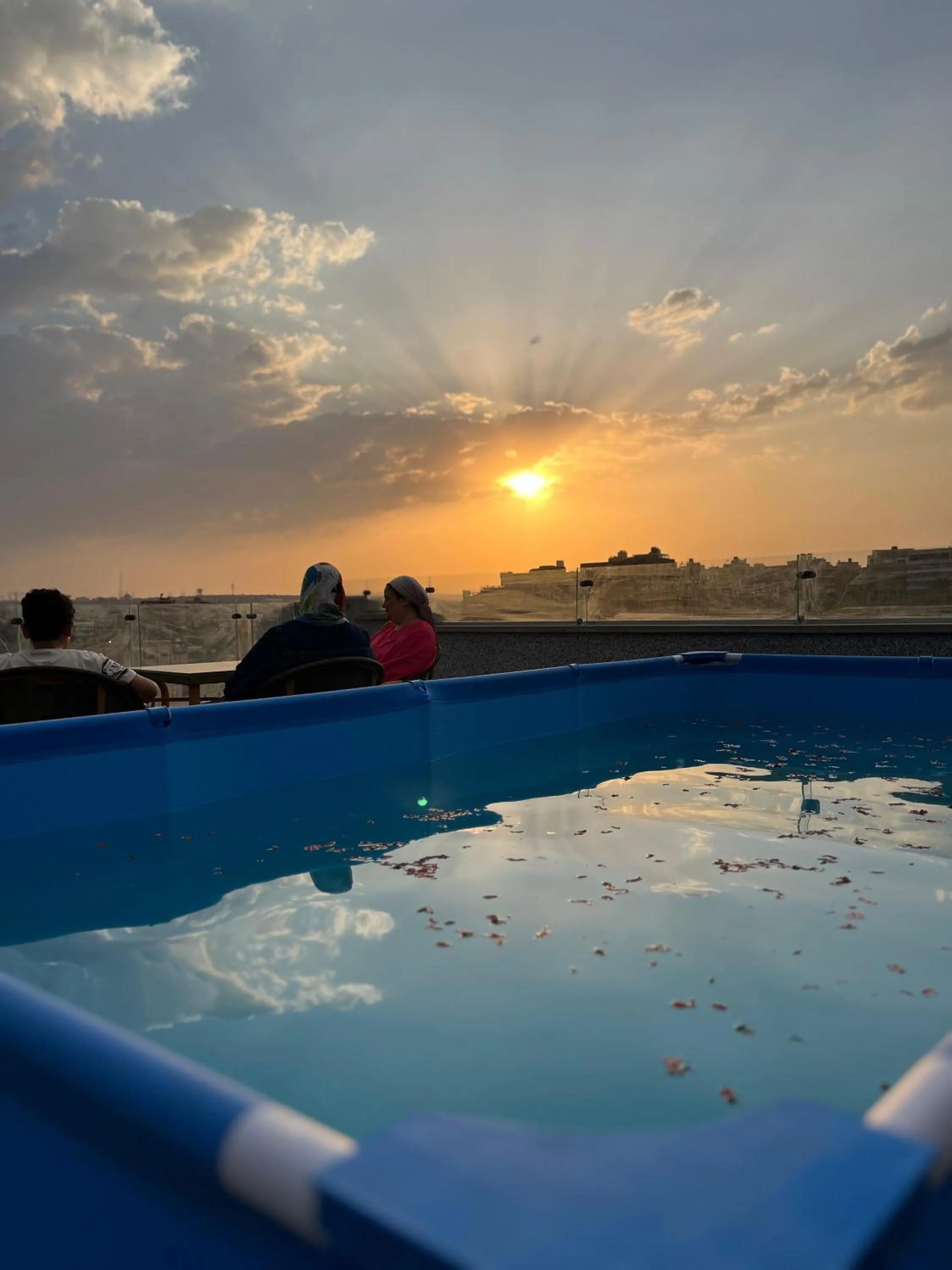 Swimming pool in Blue Pyramids Eyes Hotel