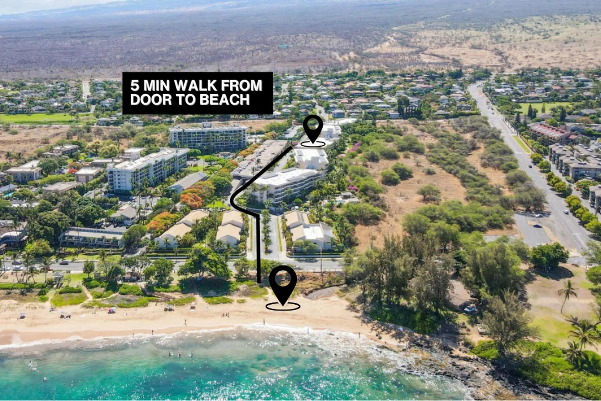 Nearby landmark in Steps to Beach Shops and Dining with Beautiful Views