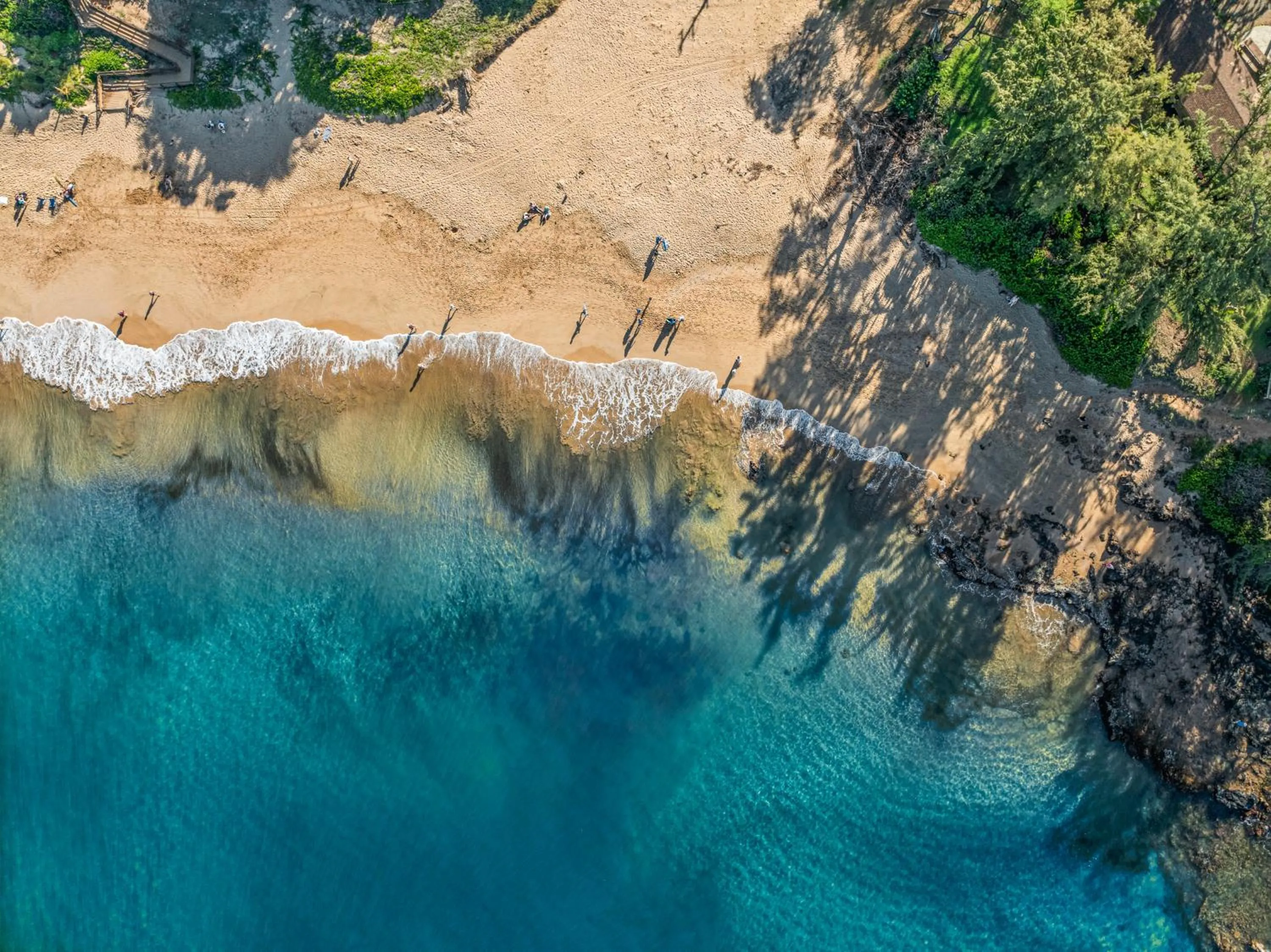 Bird's eye view in Steps to Beach Shops and Dining with Beautiful Views