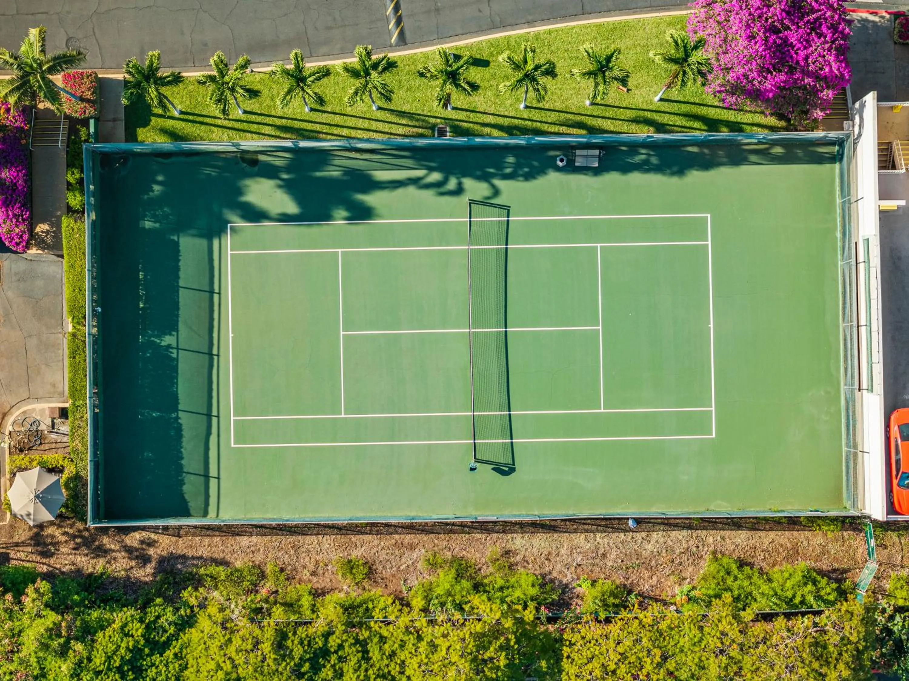 Tennis court in Steps to Beach Shops and Dining with Beautiful Views