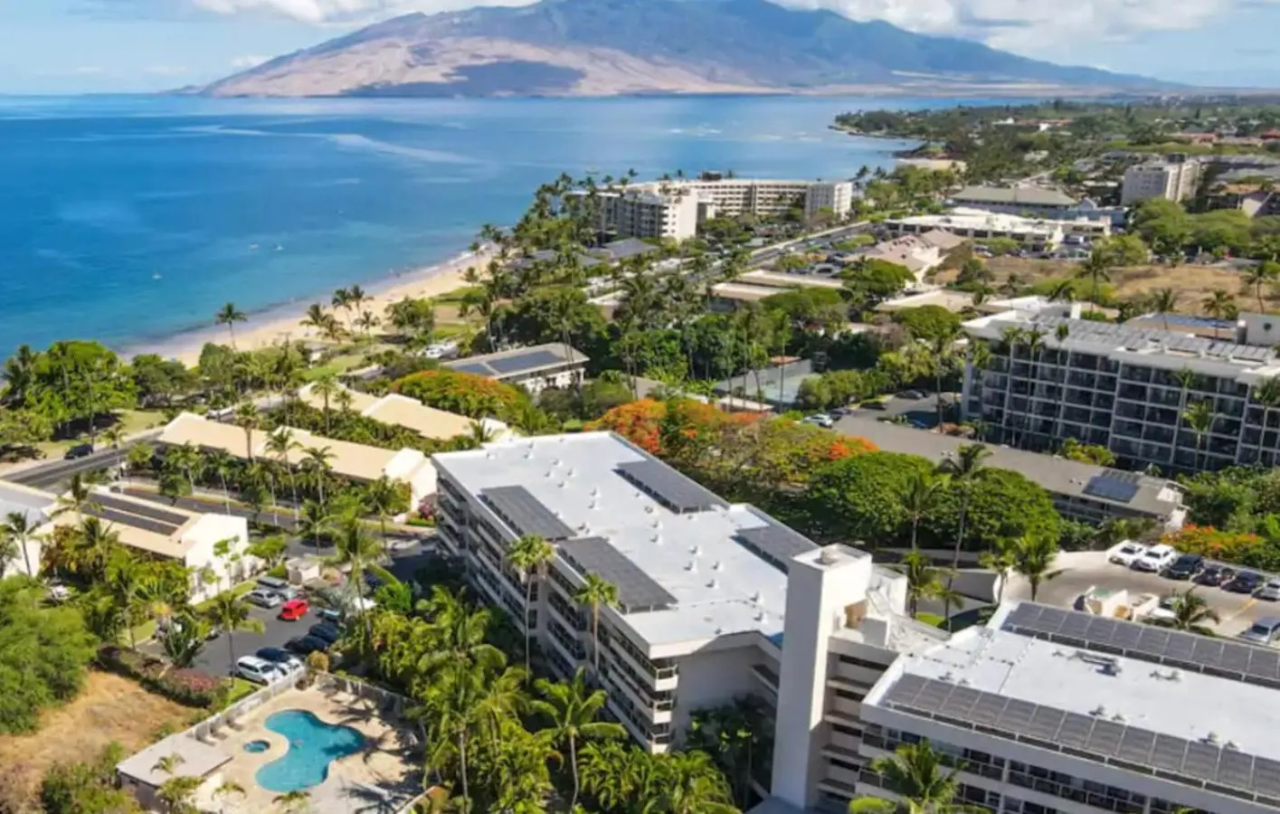 Bird's eye view in Walk to Beach from this Renovated Studio with King Bed and Resort-Level Amenities