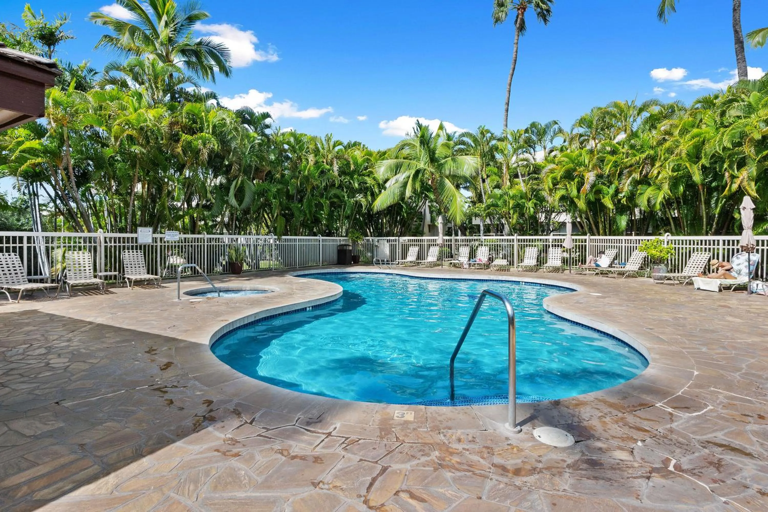 Swimming pool in Walk to Beach from this Renovated Studio with King Bed and Resort-Level Amenities