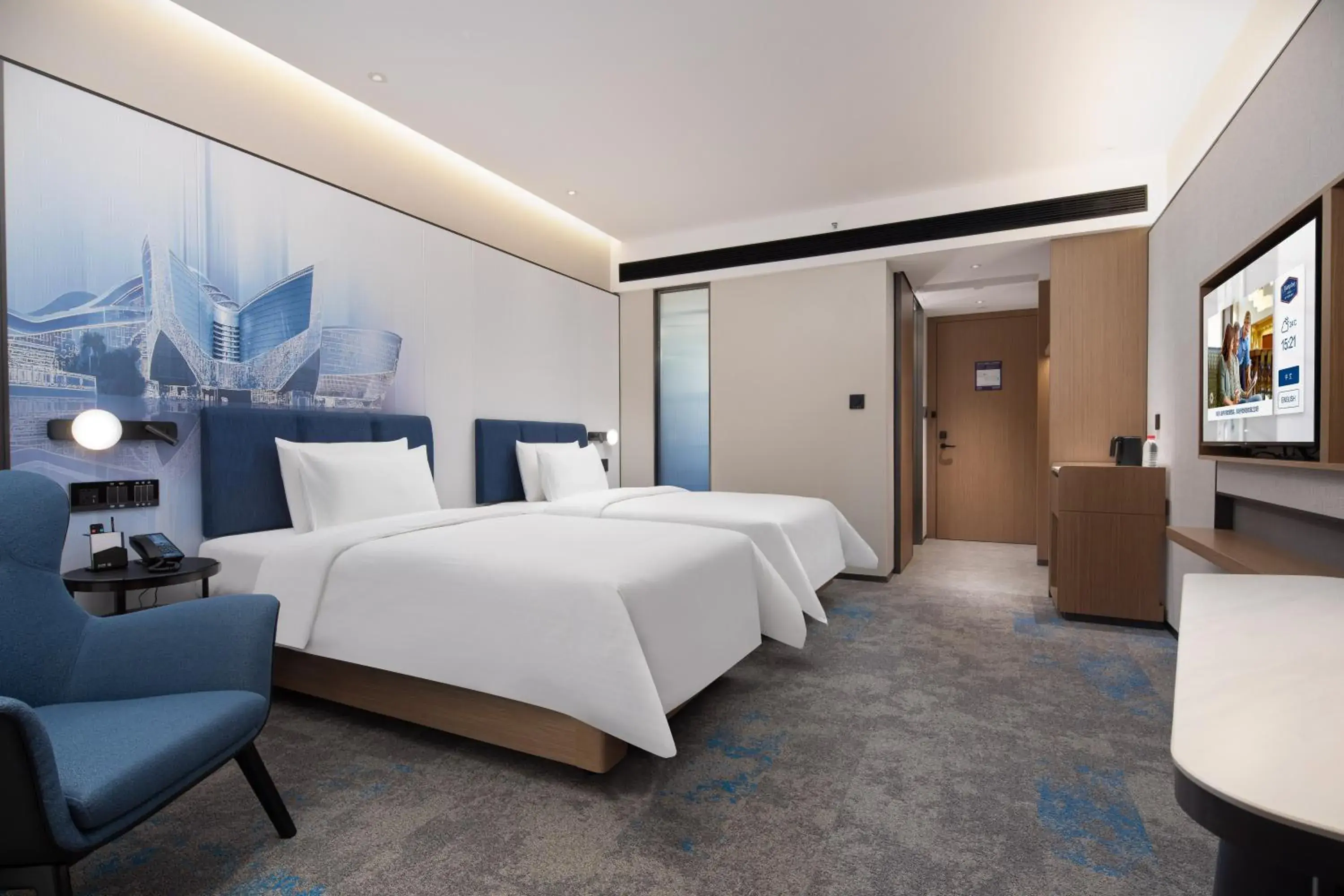 Photo of the whole room, Bed in Hampton by Hilton Guangzhou Xintang-Free Canton Fair Shuttle Photo of the whole room, Bed in Hampton by Hilton Guangzhou Xintang-Free Canton Fair Shuttle