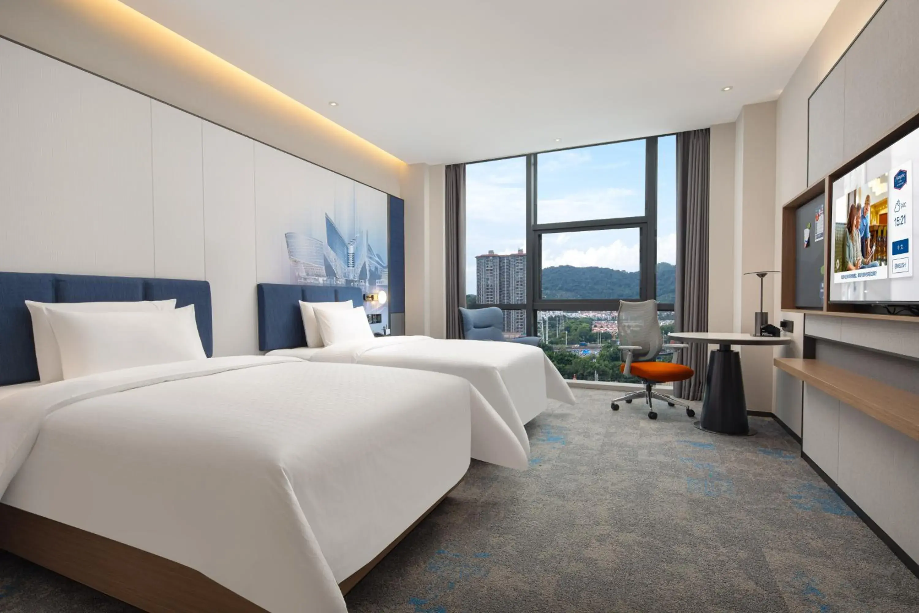 Bedroom, Bed in Hampton by Hilton Guangzhou Xintang-Free Canton Fair Shuttle Bedroom, Bed in Hampton by Hilton Guangzhou Xintang-Free Canton Fair Shuttle