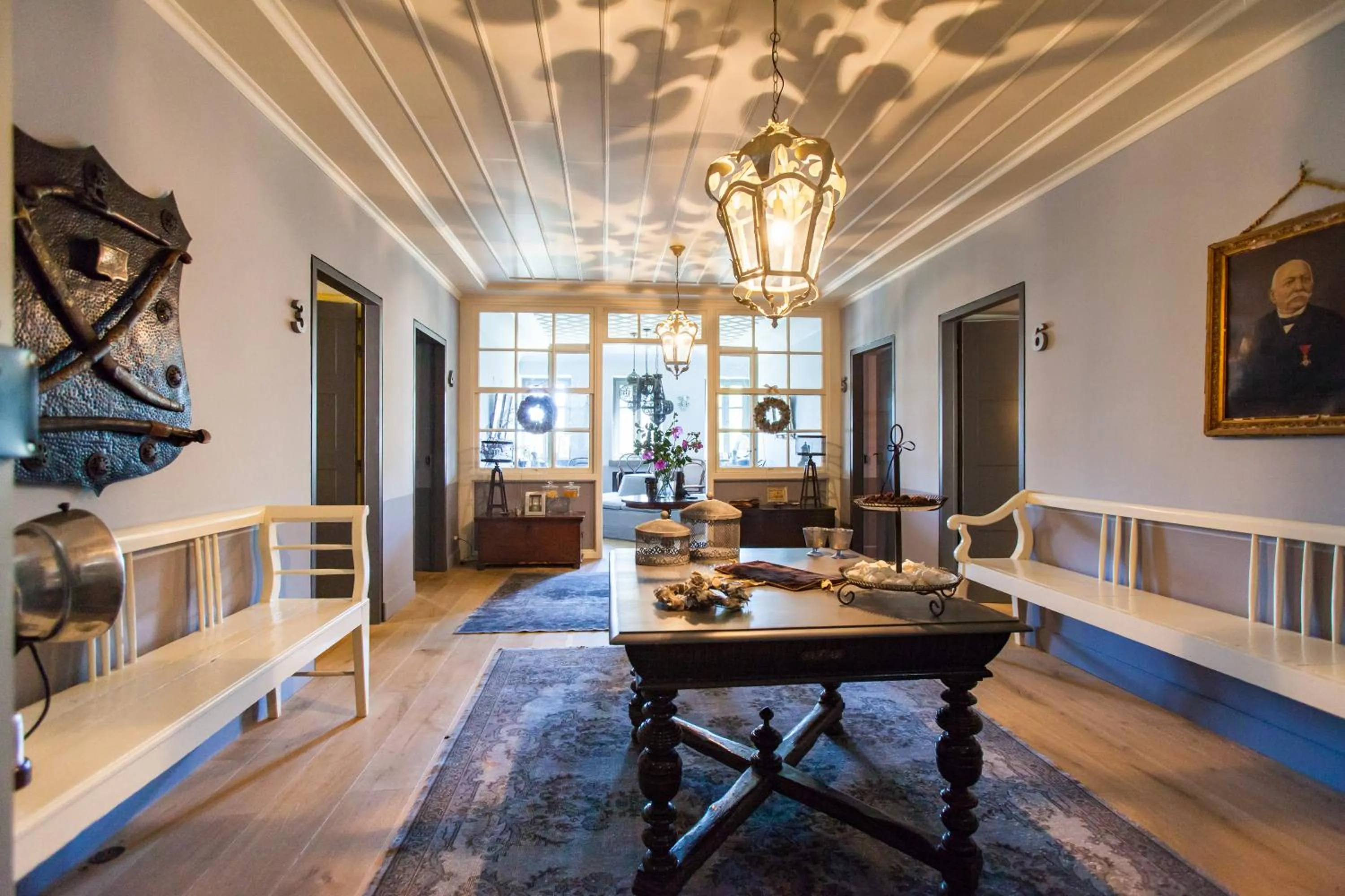 Communal lounge/ TV room in "Apeiros Chora" Hotel, Zagori