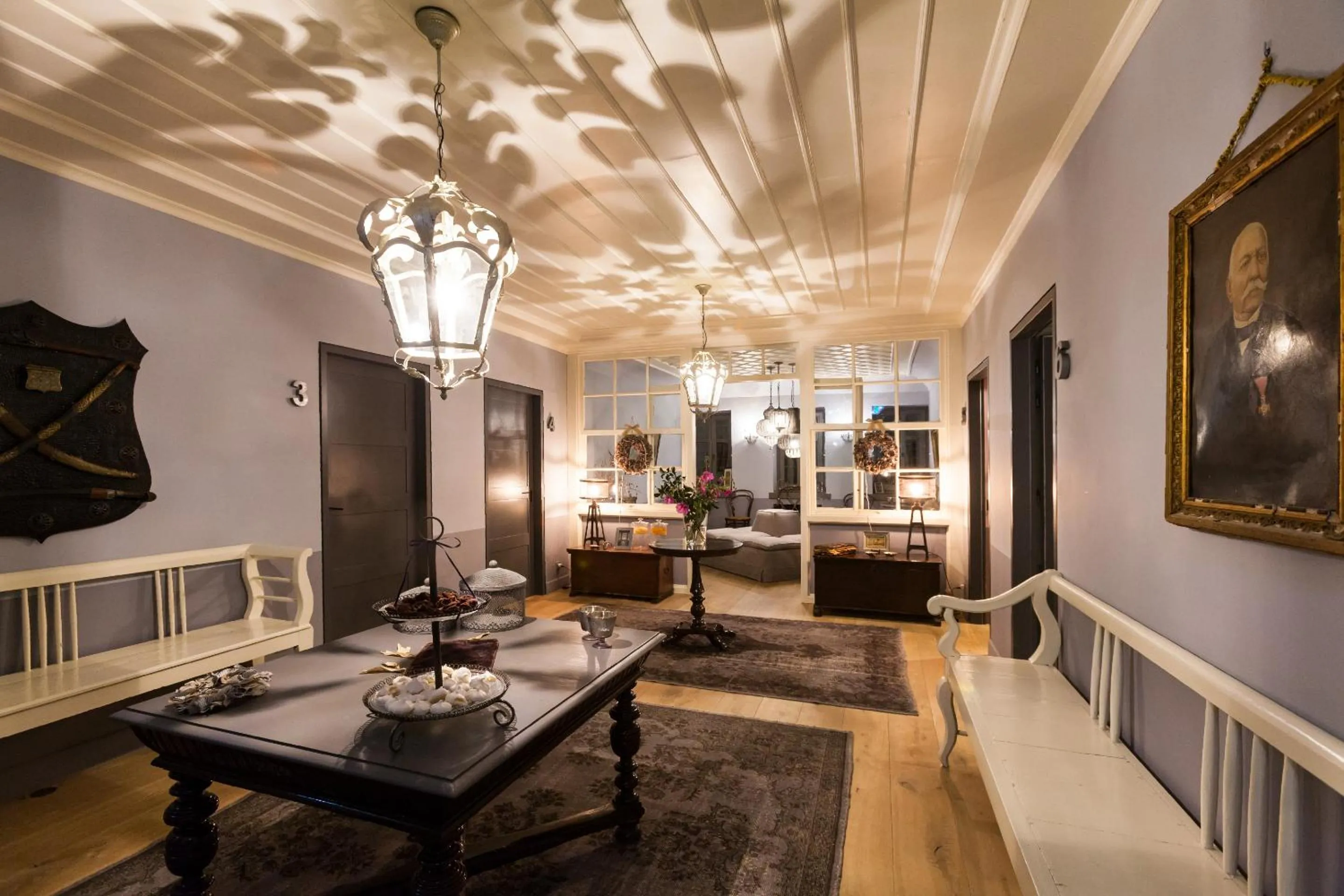 Seating area in Apeiros Chora Hotel