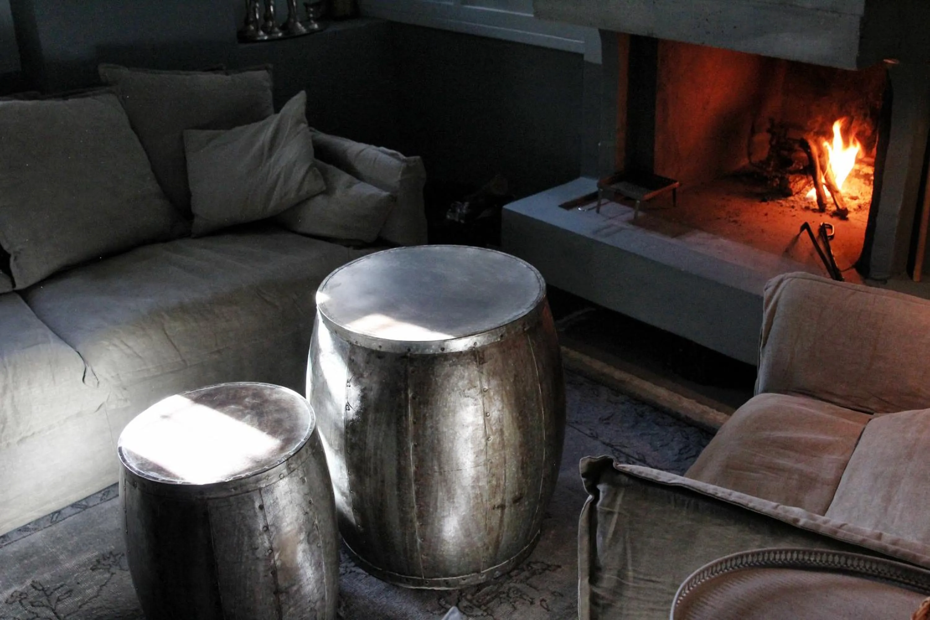Communal lounge/ TV room in "Apeiros Chora" Hotel, Zagori
