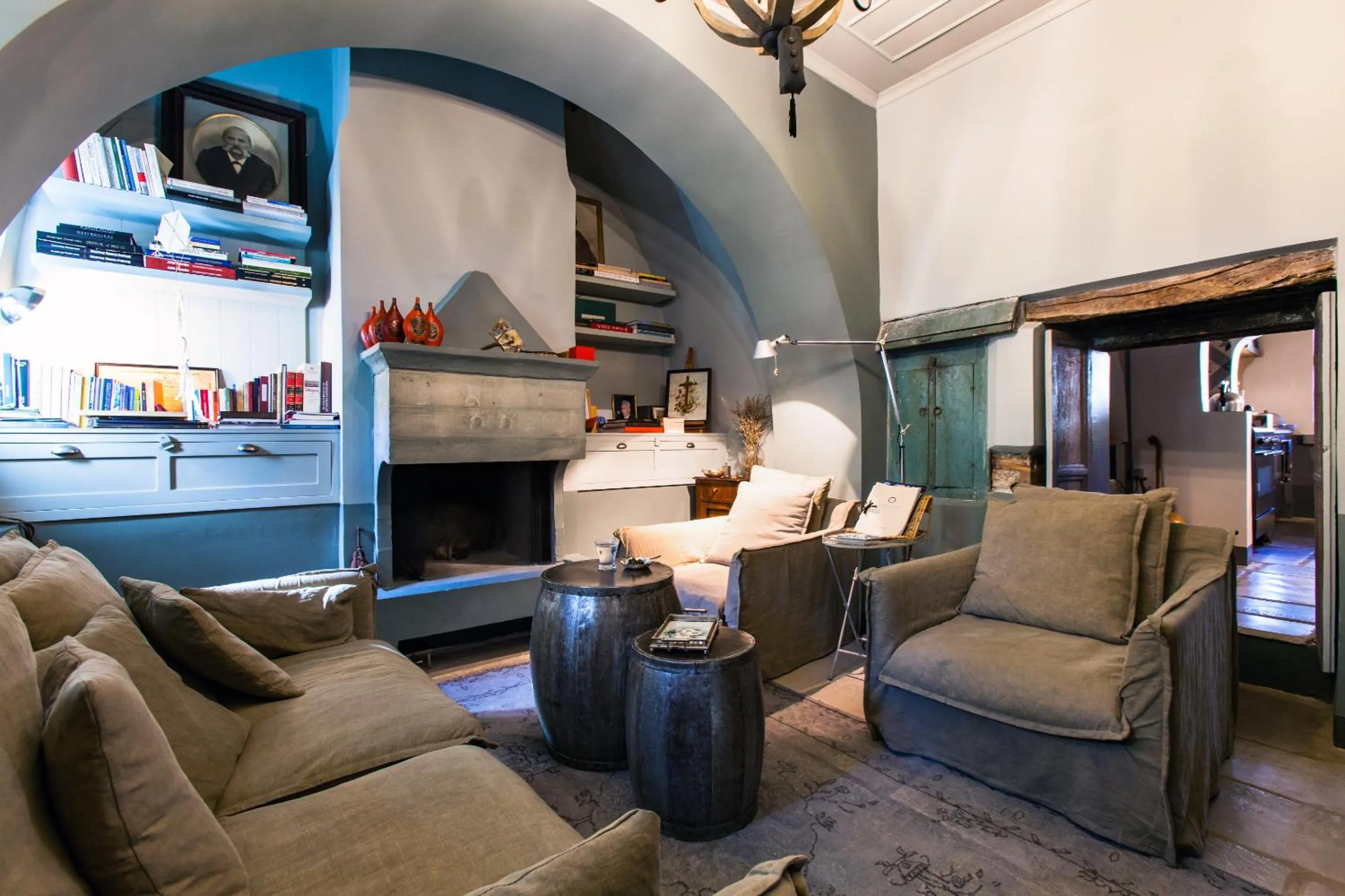 Living room in Apeiros Chora Hotel