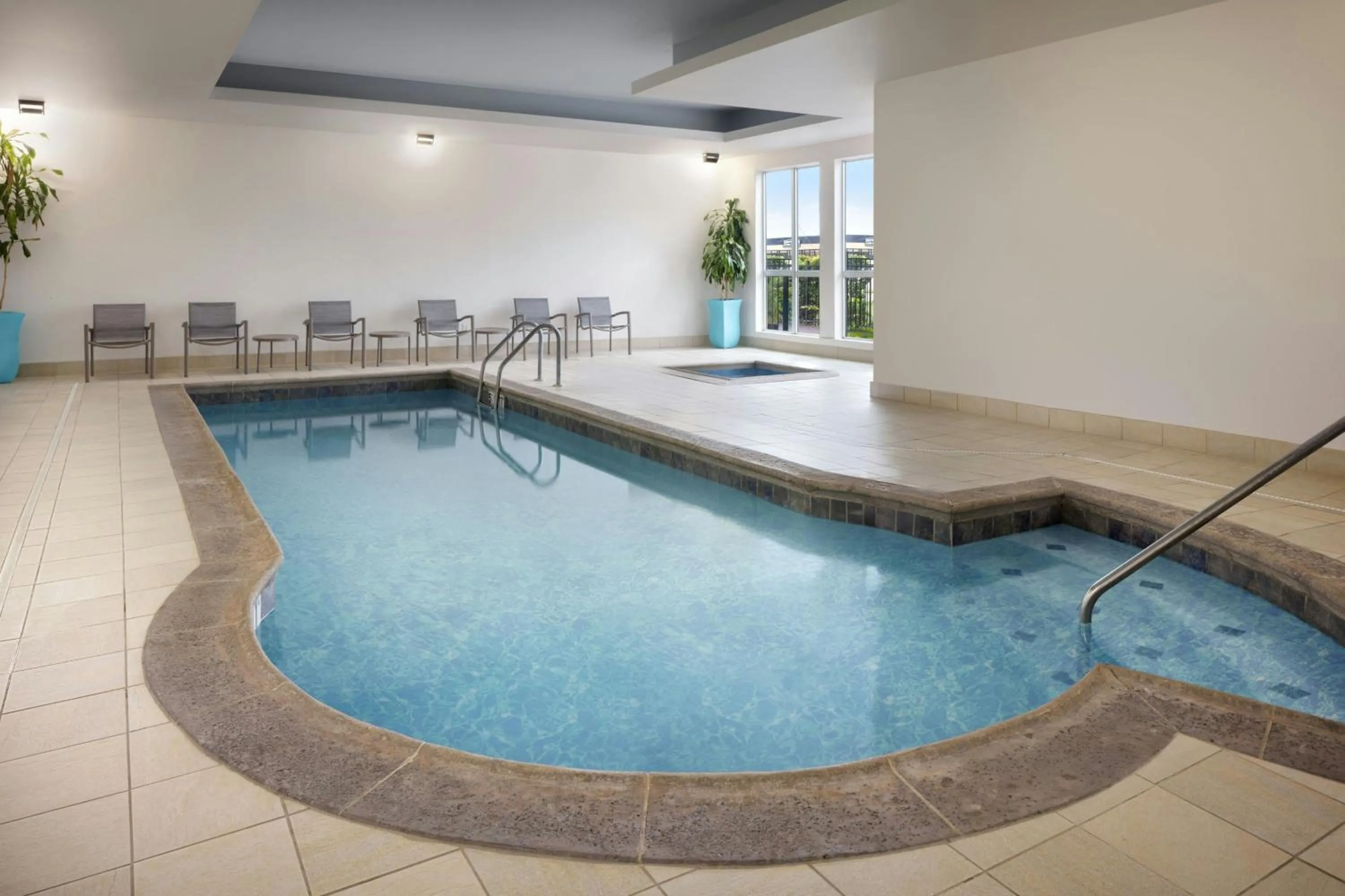Swimming pool in SpringHill Suites by Marriott Wichita Airport