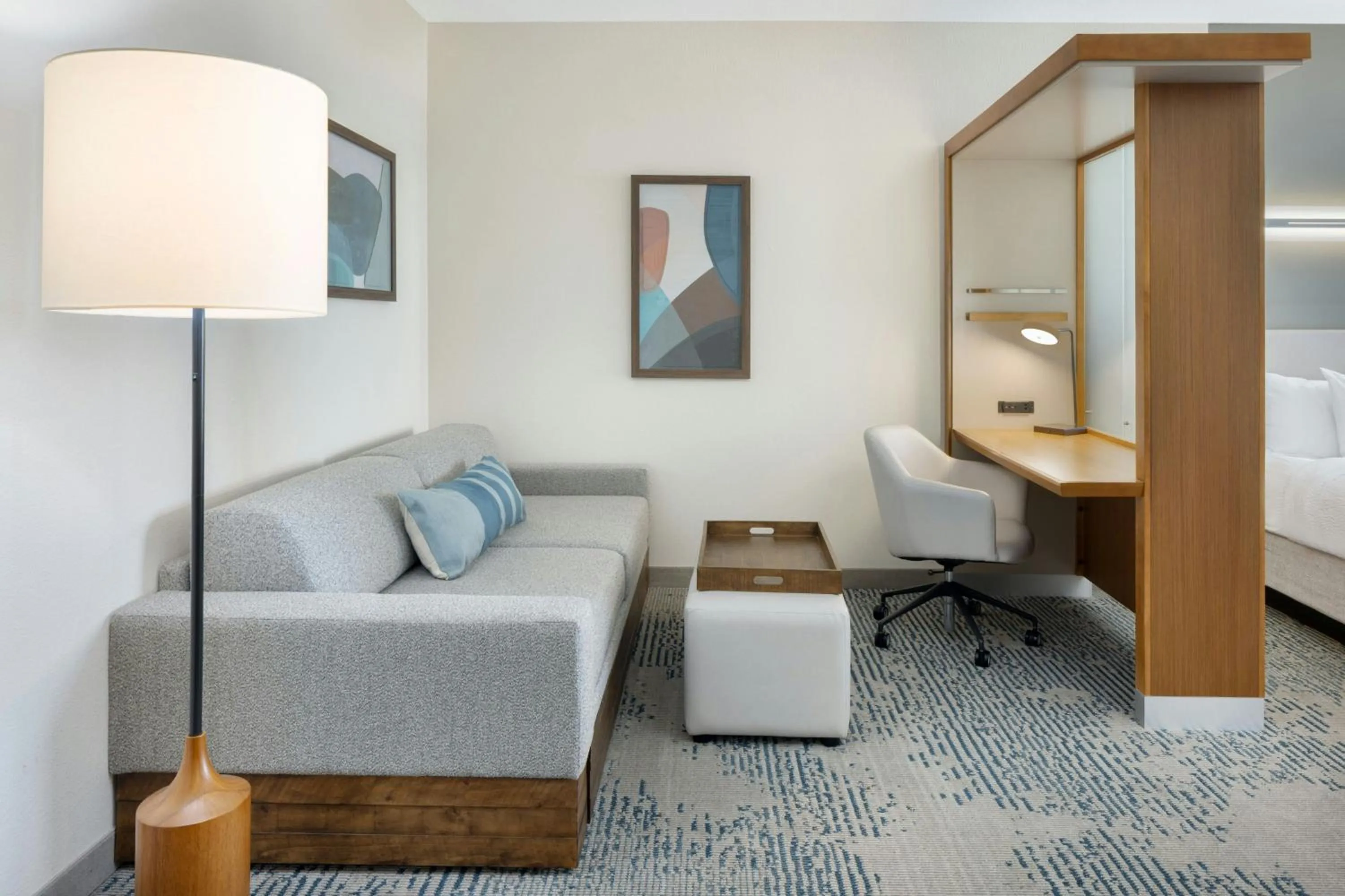 Photo of the whole room, Bed in SpringHill Suites by Marriott Wichita Airport