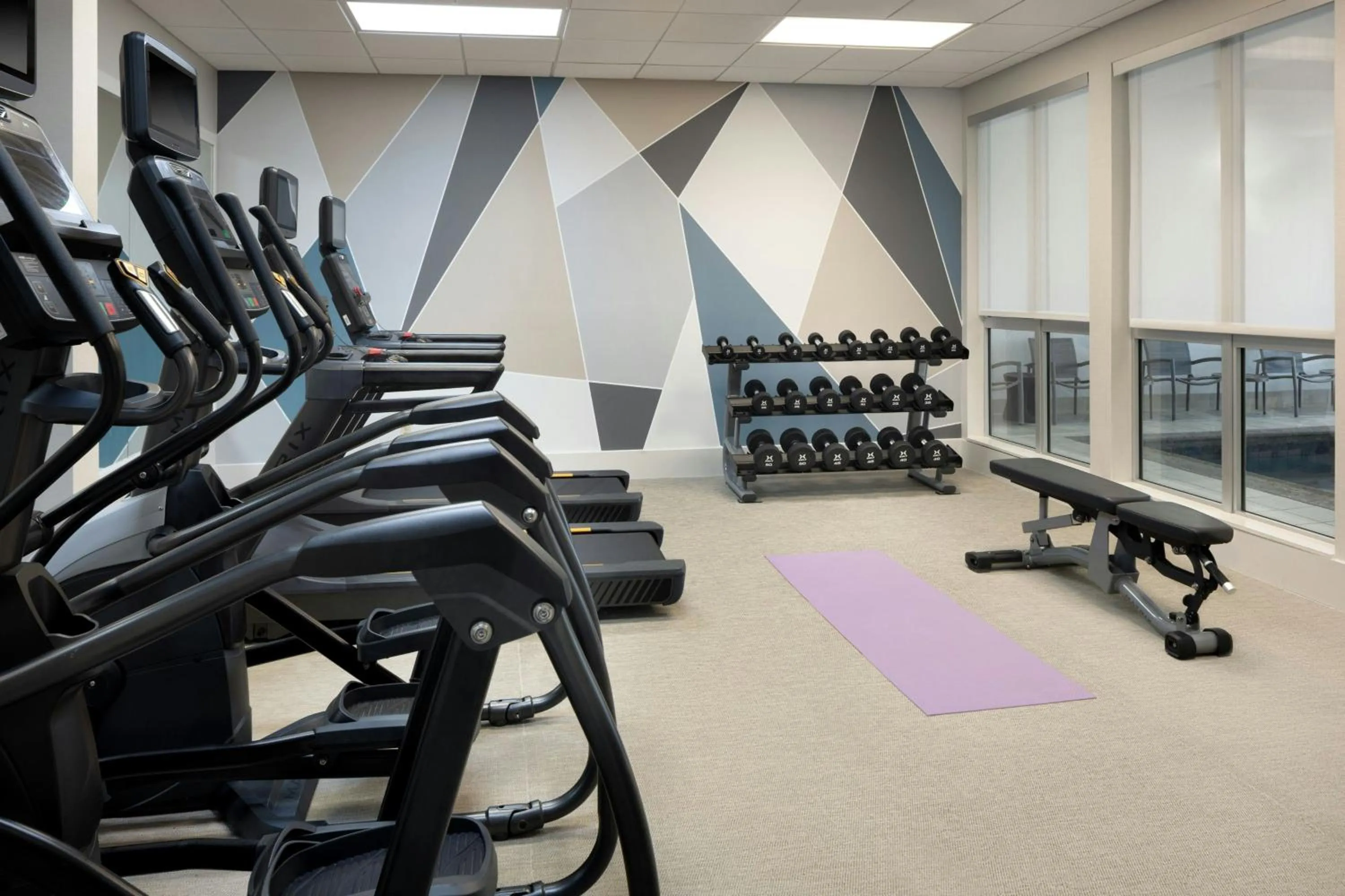Fitness centre/facilities in SpringHill Suites by Marriott Wichita Airport