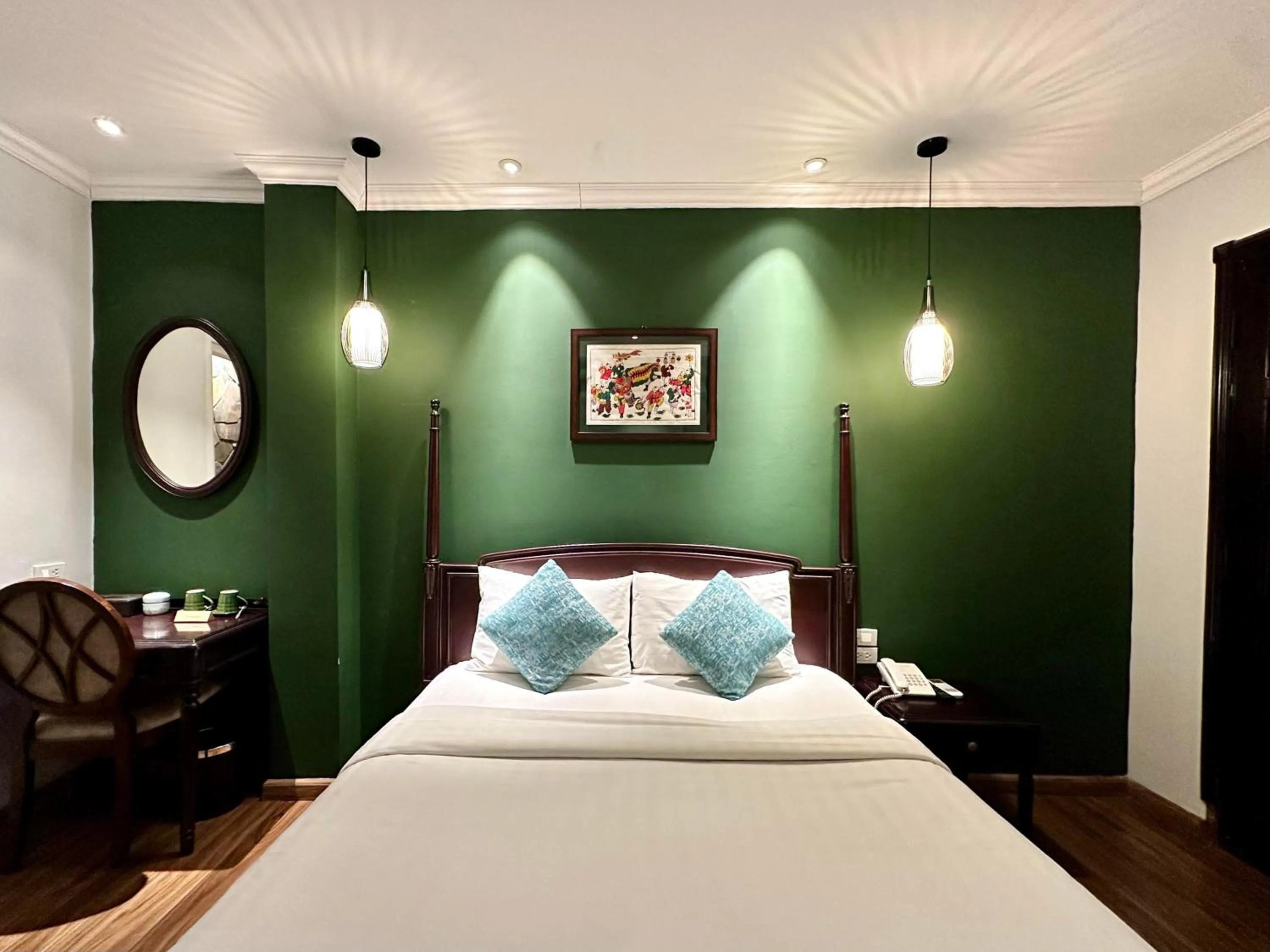 Bed in Hanoi Graceful Hotel and Travel