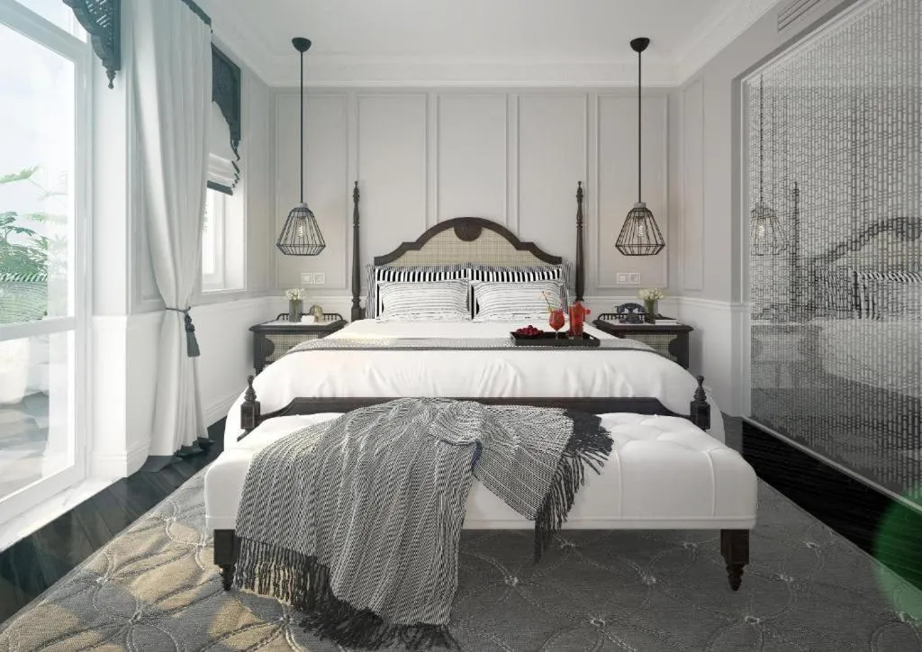 Bed in Hanoi Graceful Hotel and Travel