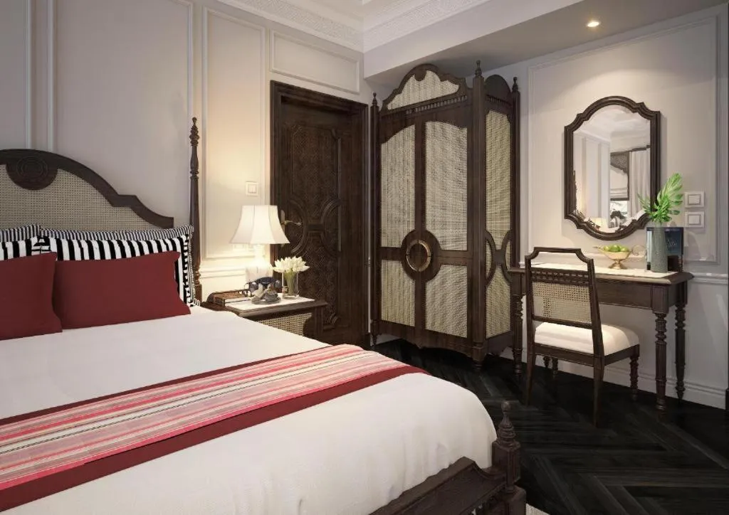 Bed in Hanoi Graceful Hotel and Travel