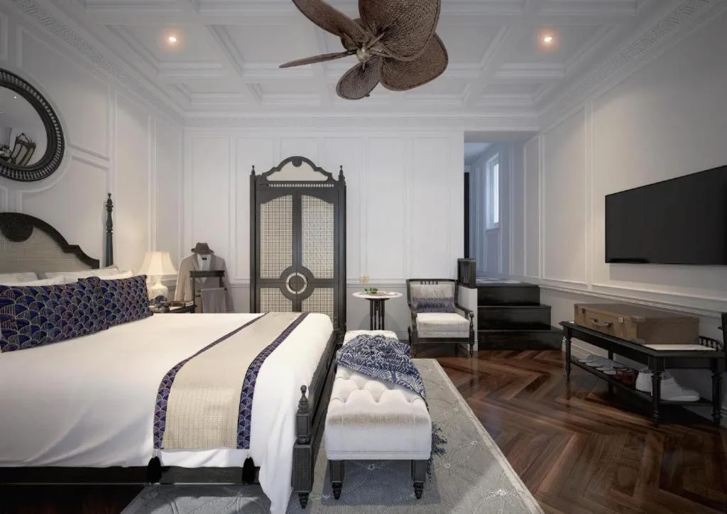 Bed in Hanoi Graceful Hotel and Travel