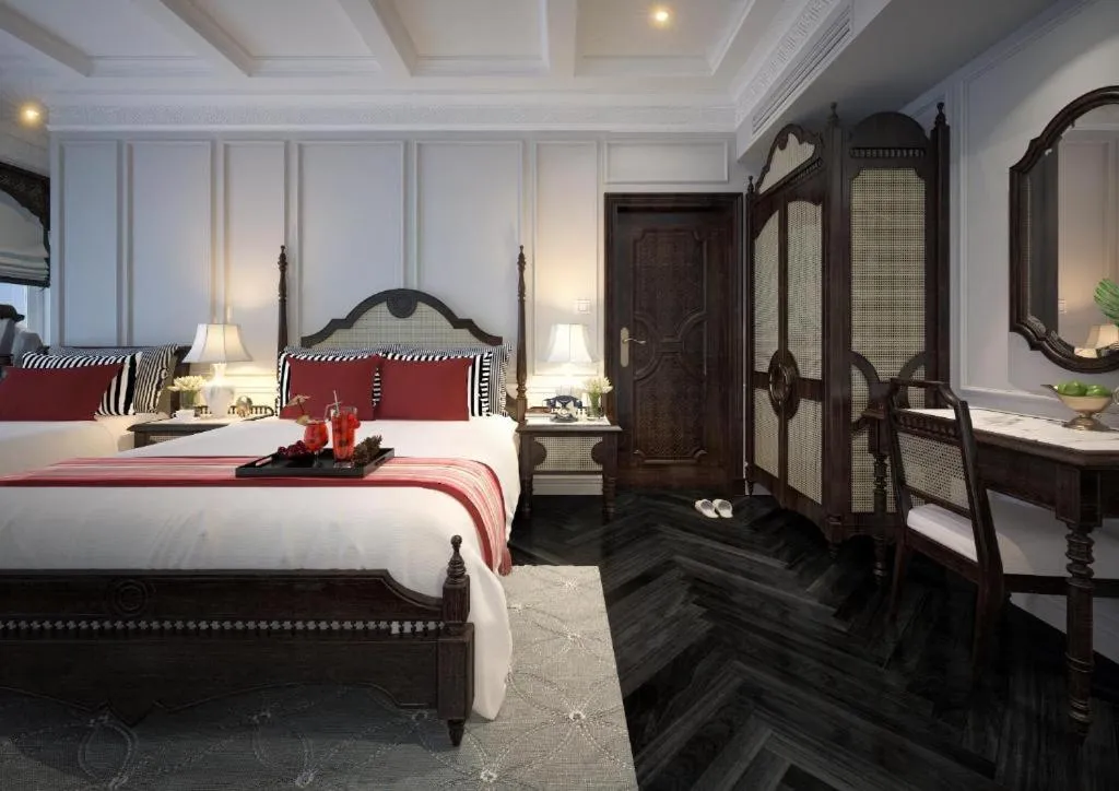 Bed in Hanoi Graceful Hotel and Travel