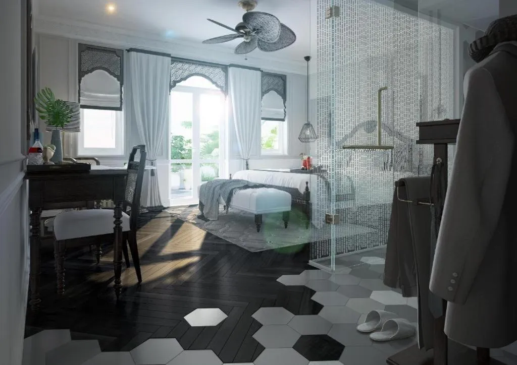 Bed in Hanoi Graceful Hotel and Travel