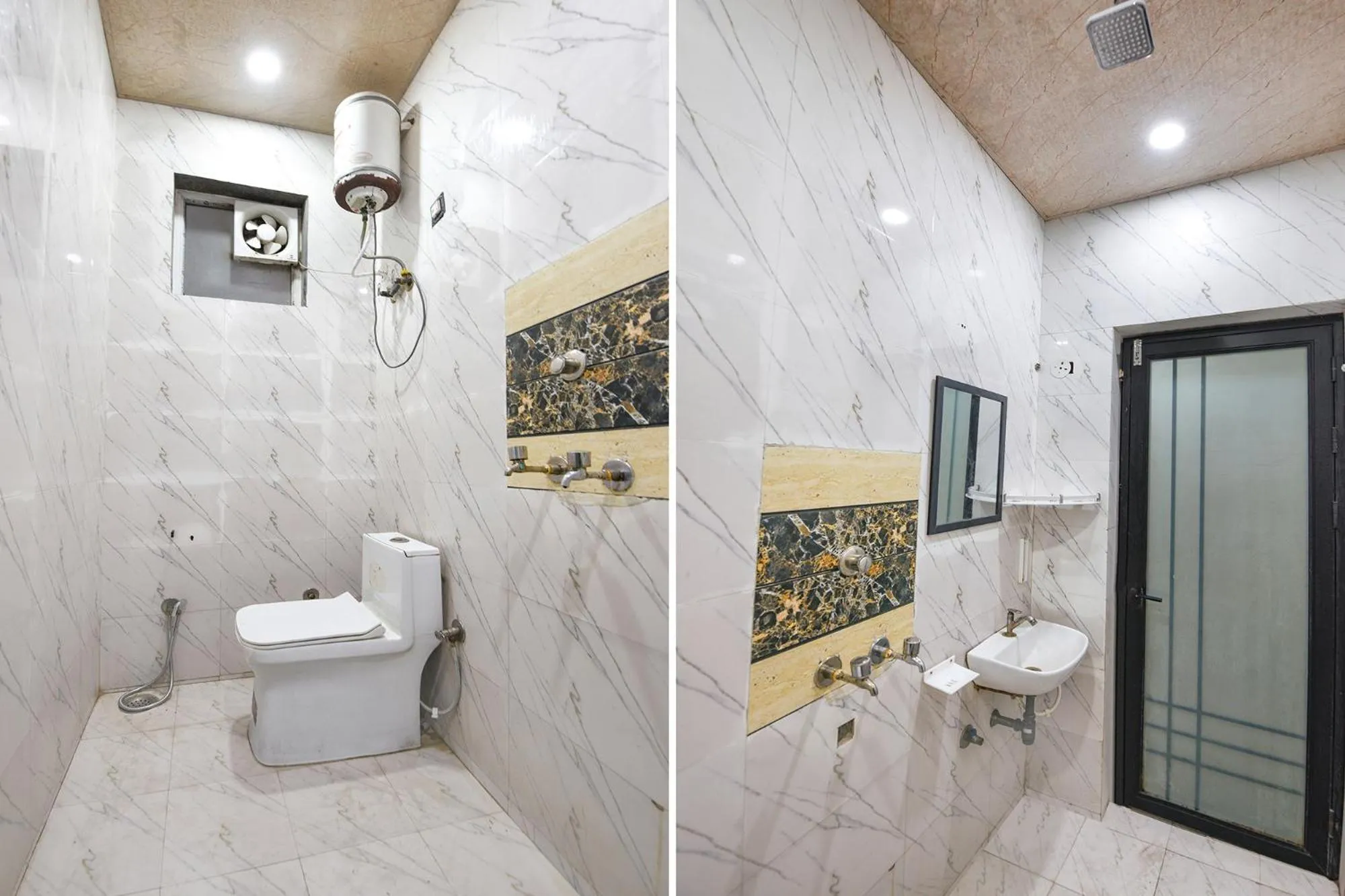 Bathroom in FabHotel Royal Reena Residency