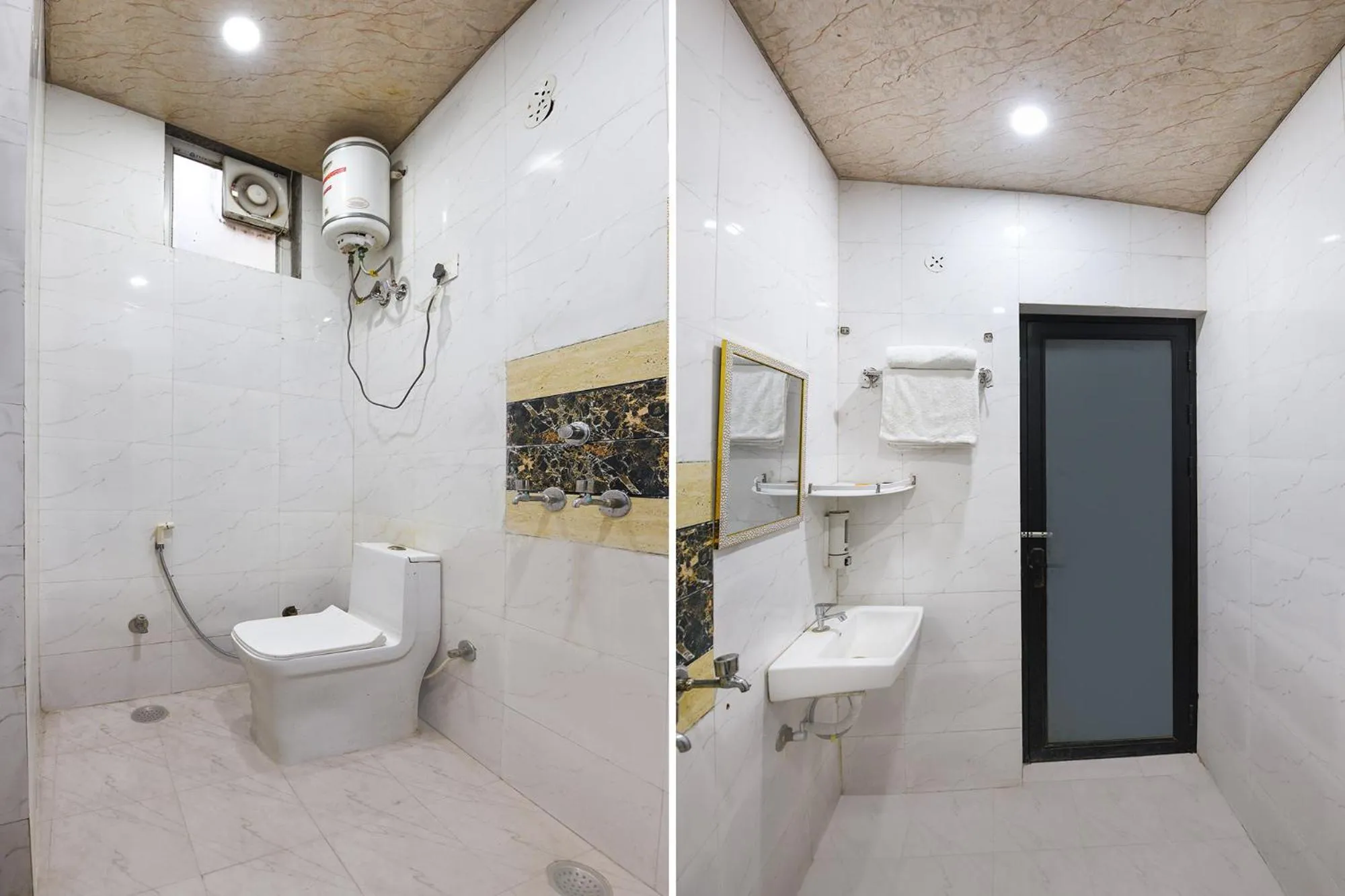 Bathroom in FabHotel Royal Reena Residency