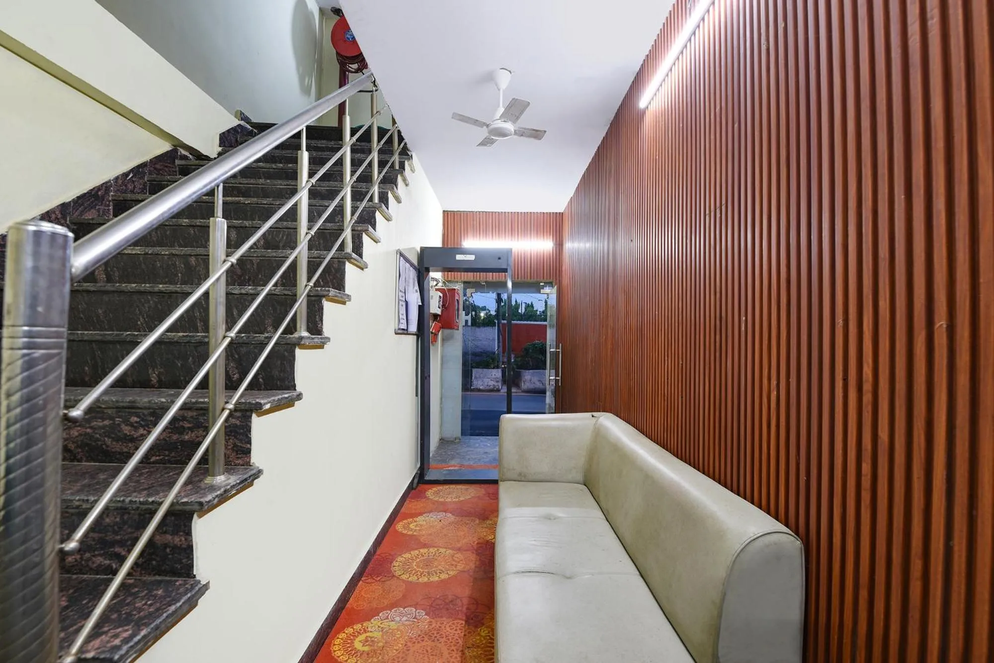 Seating area in FabHotel Royal Reena Residency