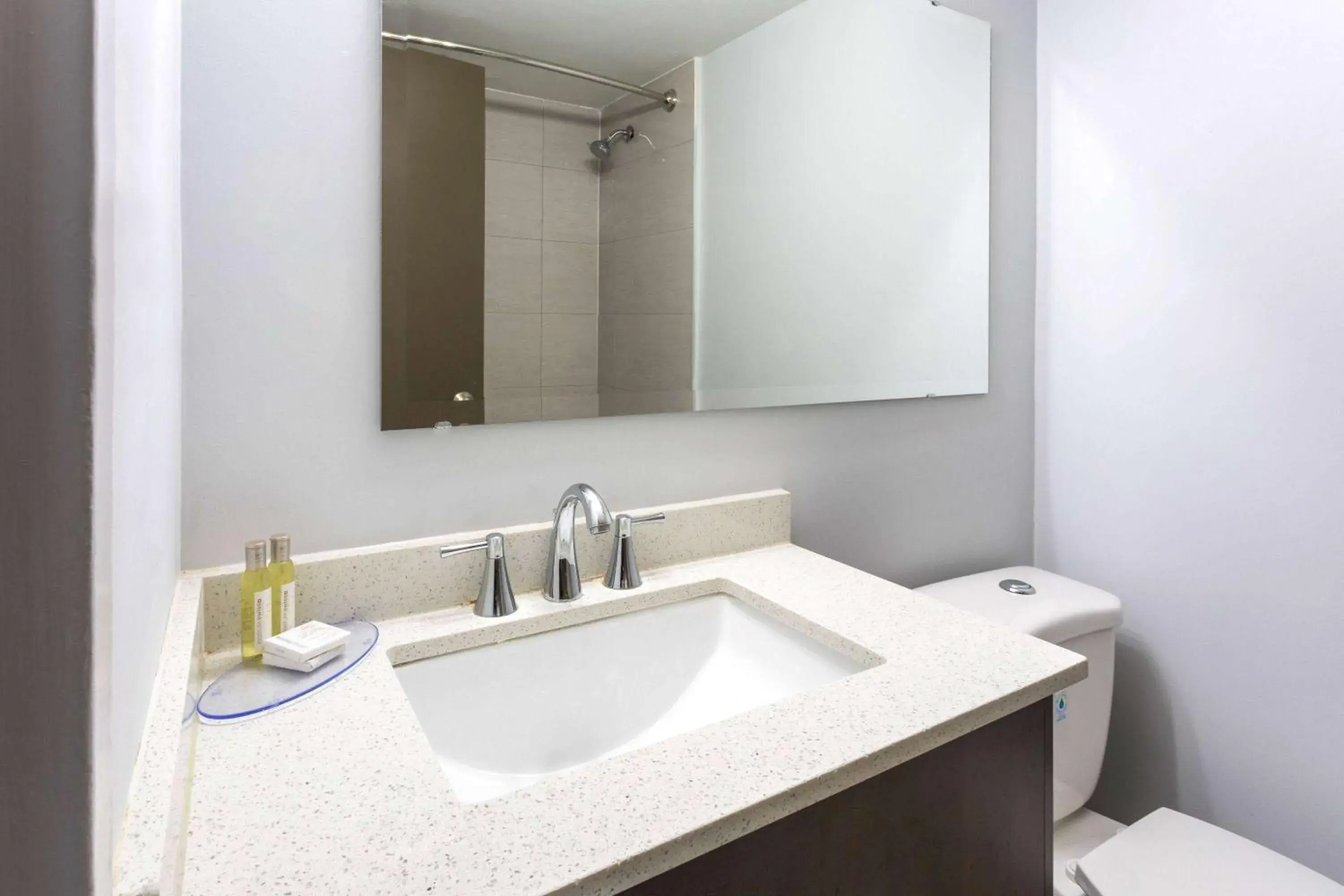 TV and multimedia, Bathroom in Travelodge by Wyndham Sarnia