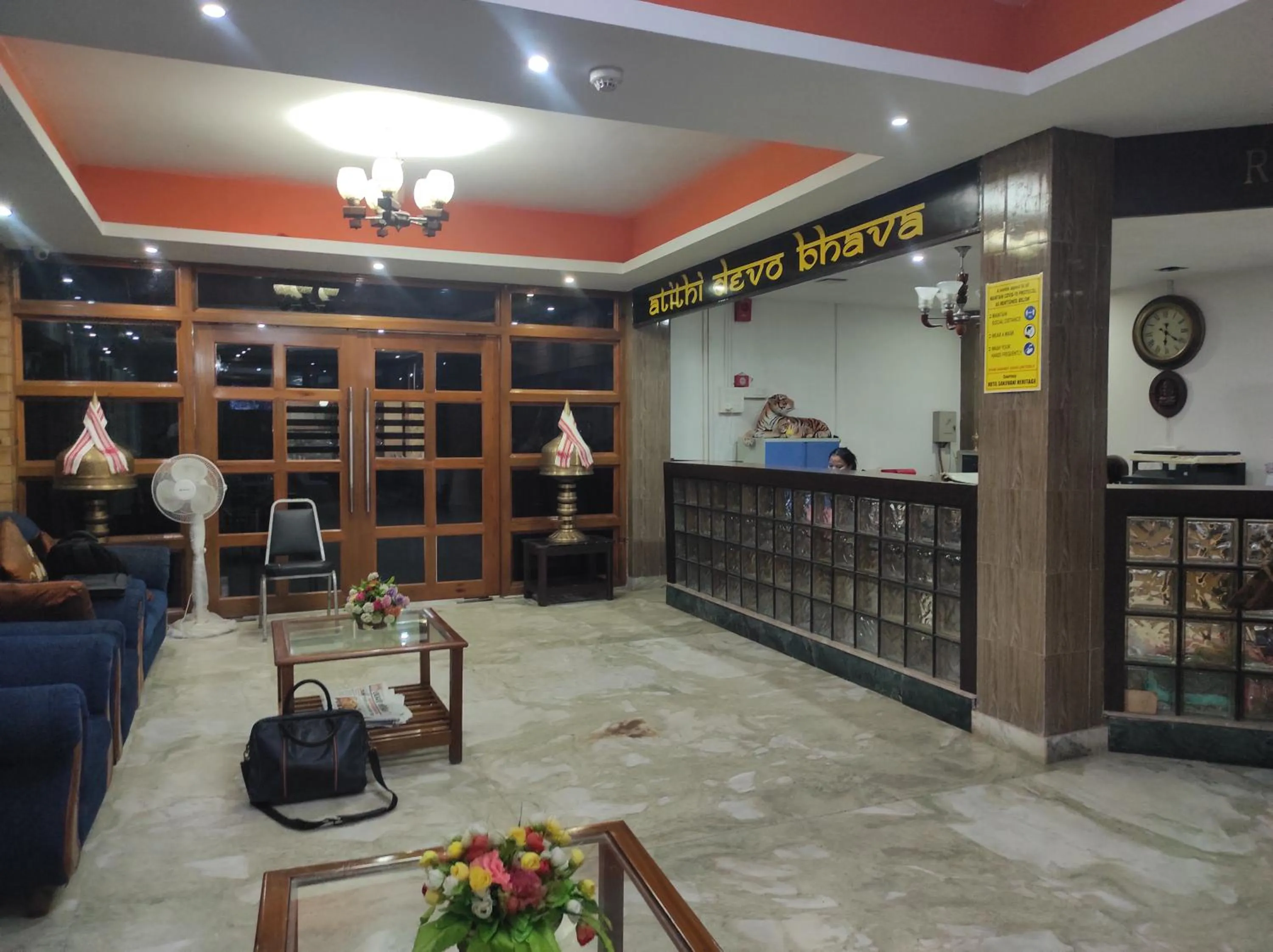 Lobby or reception in Hotel Sanjivani Heritage Top Best Budget Hotels in Dibrugarh, Assam