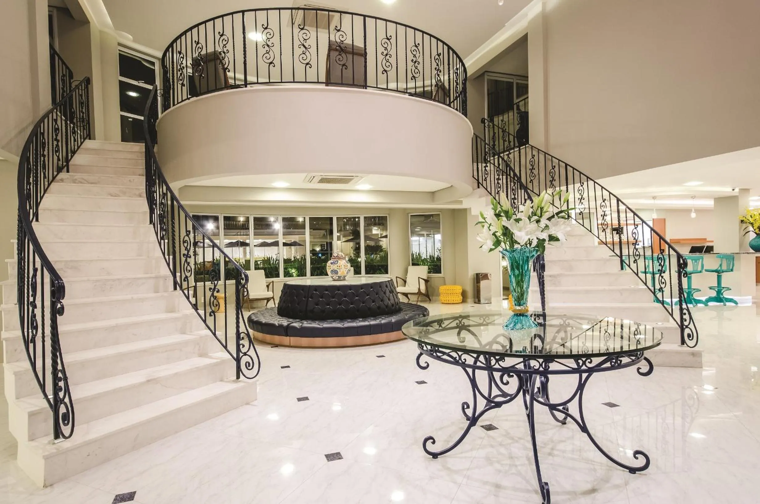 Lobby or reception in Doral Guarujá