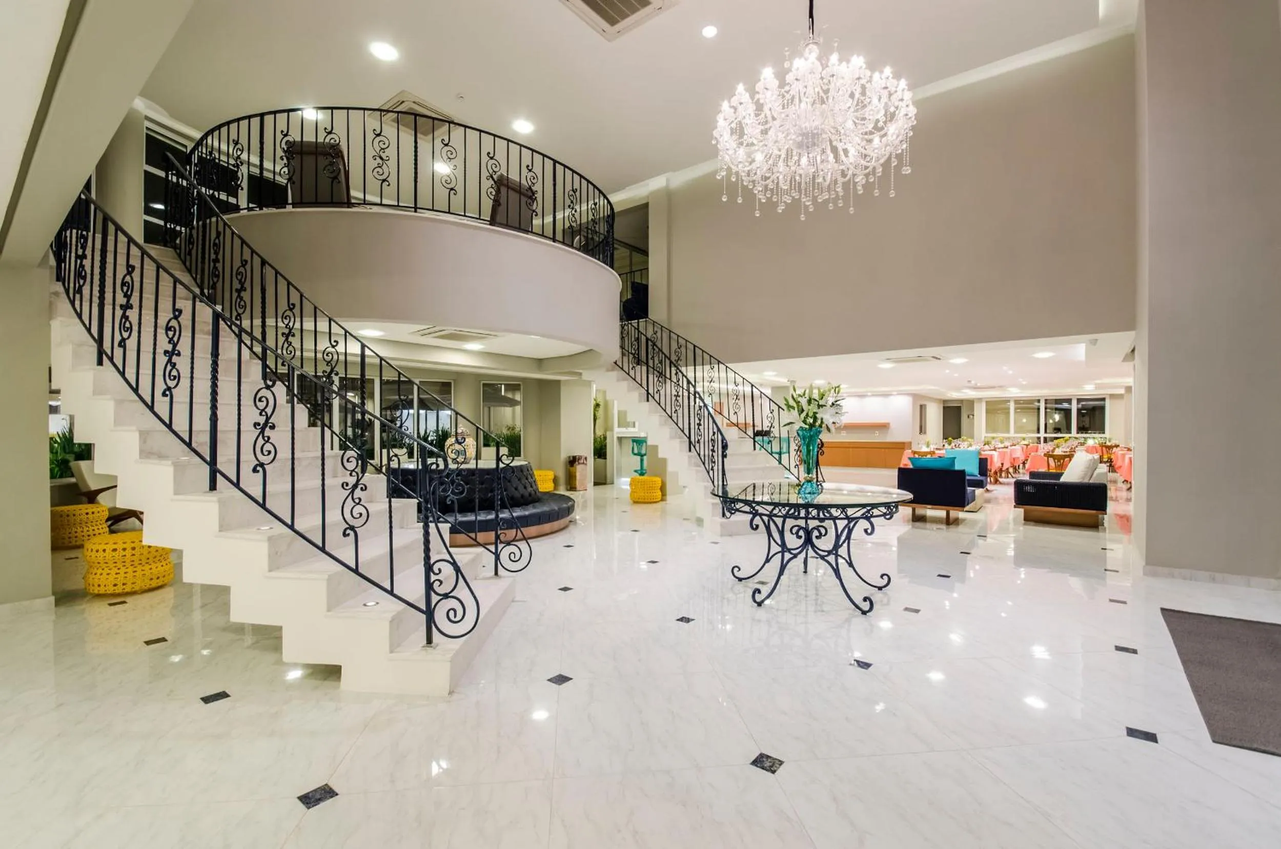 Lobby or reception in Doral Guarujá