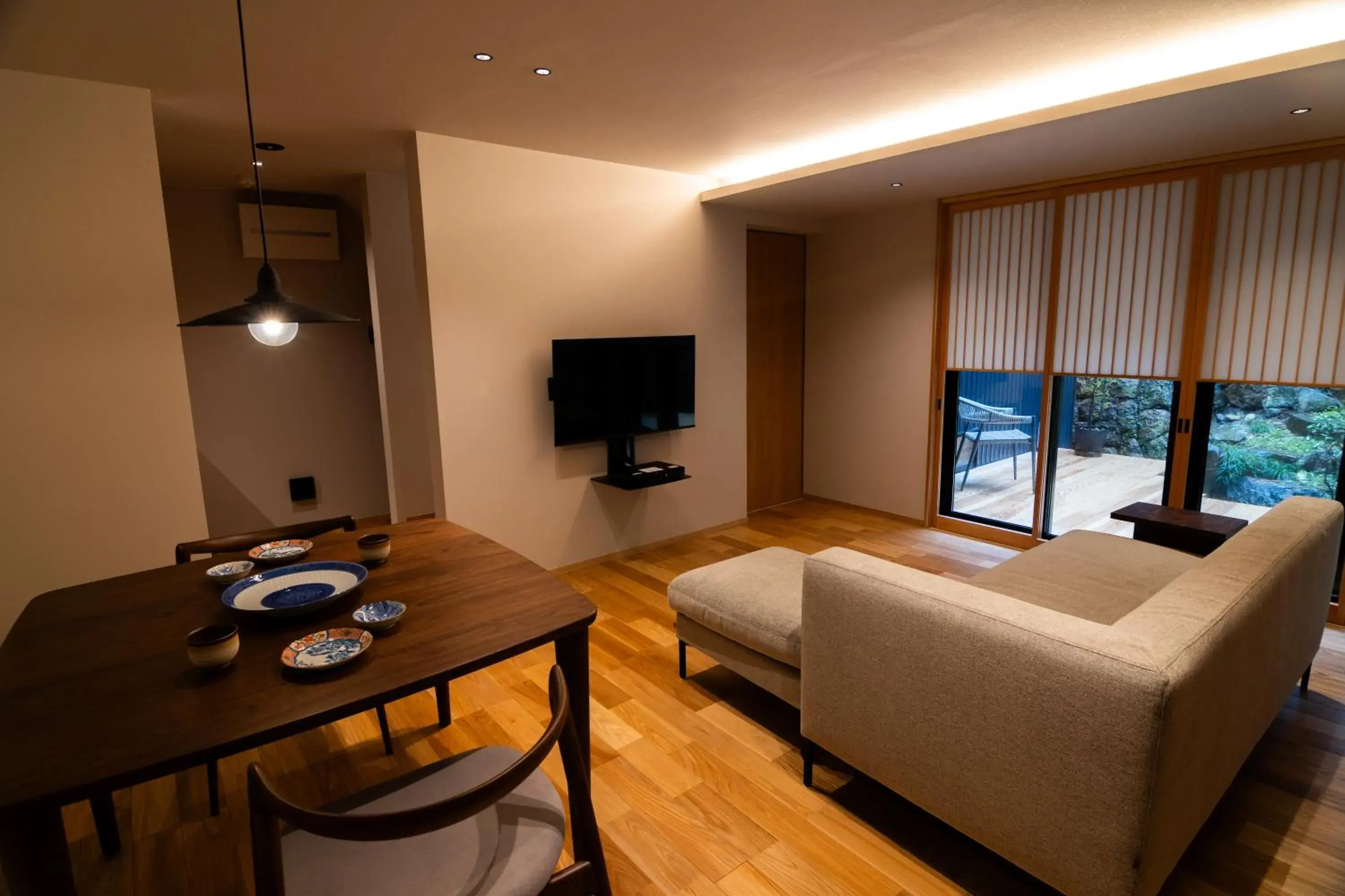 SHIPPO: “Machiya” Two-Story Tatami Bedroom Suite with Wood Deck, Courtyard, 67sqm, Non-Smoking in Auberge Homachi Mikuniminato SHIPPO: “Machiya” Two-Story Tatami Bedroom Suite with Wood Deck, Courtyard, 67sqm, Non-Smoking in Auberge Homachi Mikuniminato