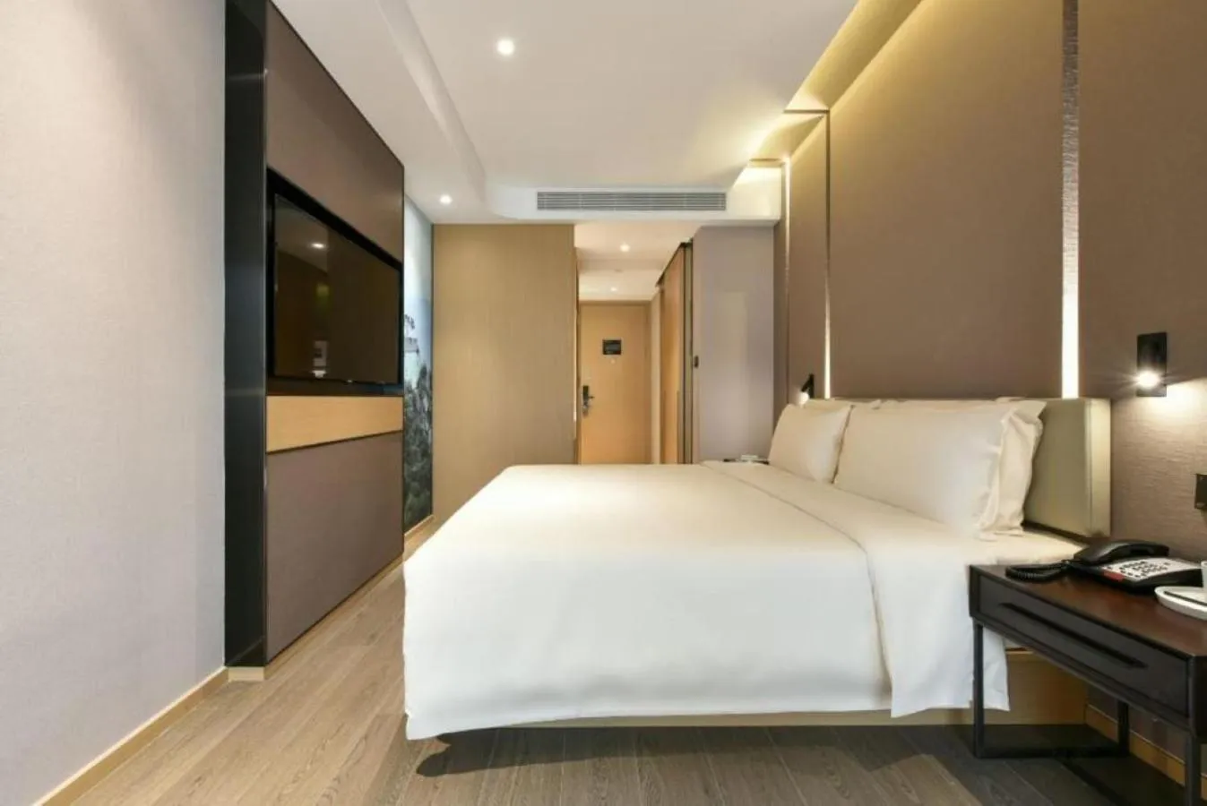 Bed in Atour Hotel Beijing Wangjing Science and Technology Park