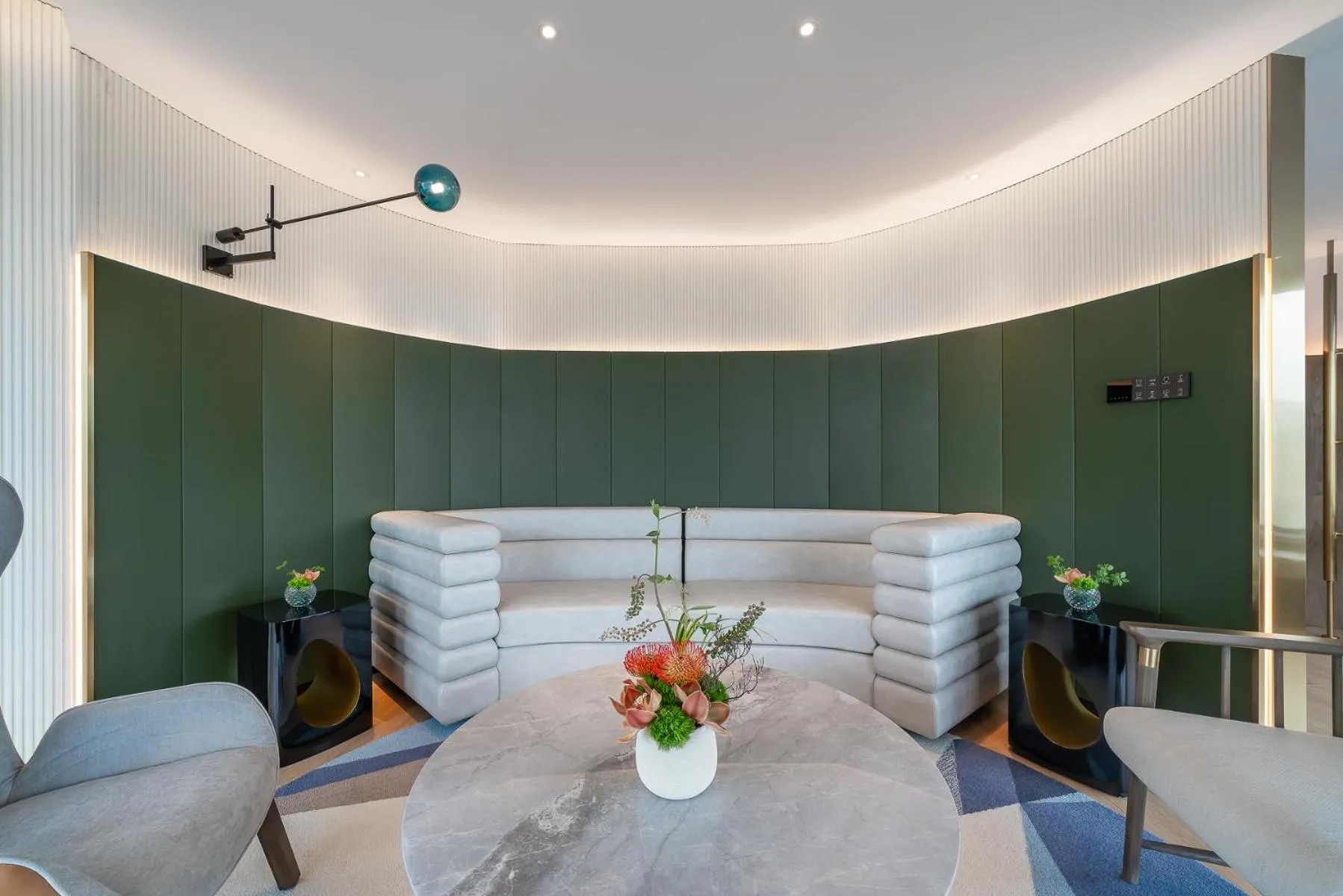 Living room in Atour Mansion Shanghai City Center-Free Laundry Service by butler-Free Night Snacks