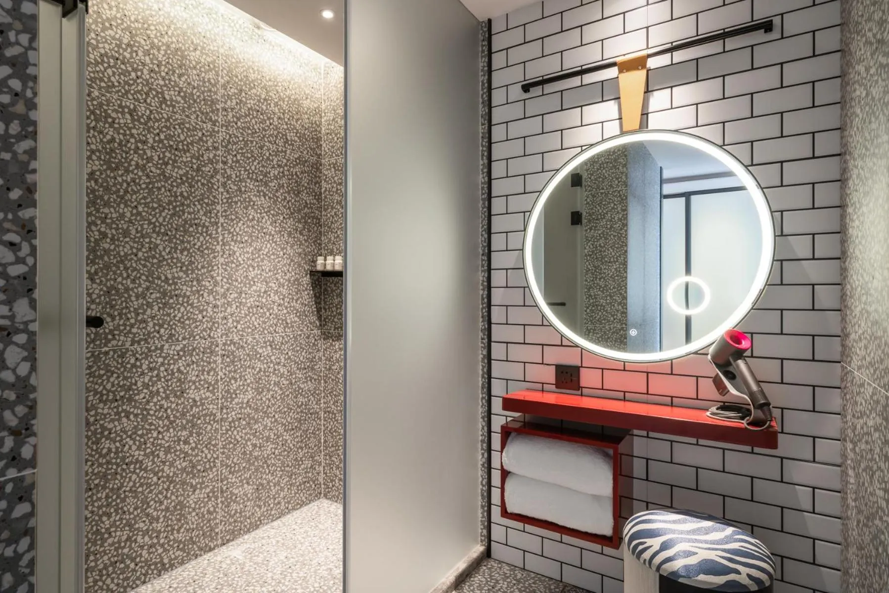 Bathroom in Atour Mansion Shanghai City Center-Free Laundry Service by butler-Free Night Snacks