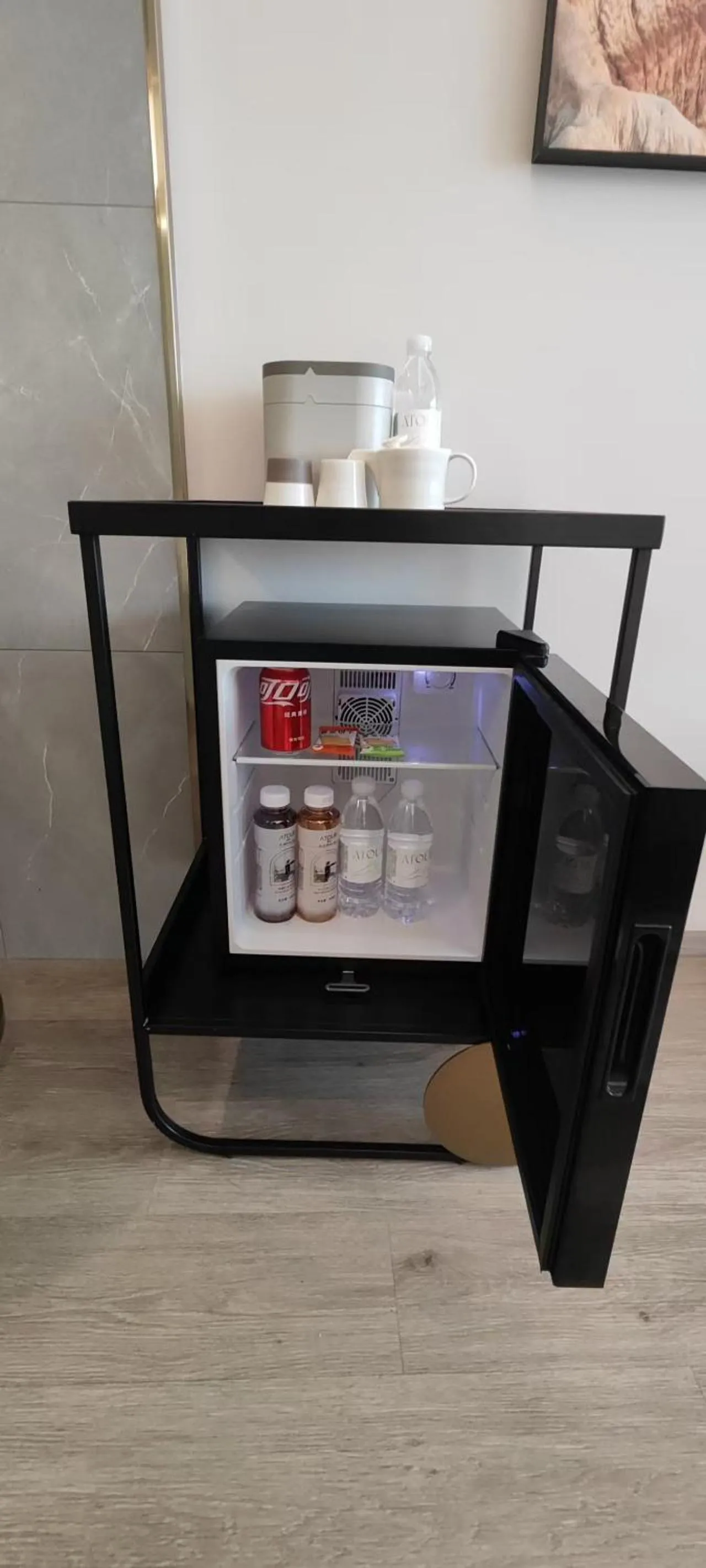 minibar in Atour Light Hotel Shanghai Xujiahui Jiaotong University