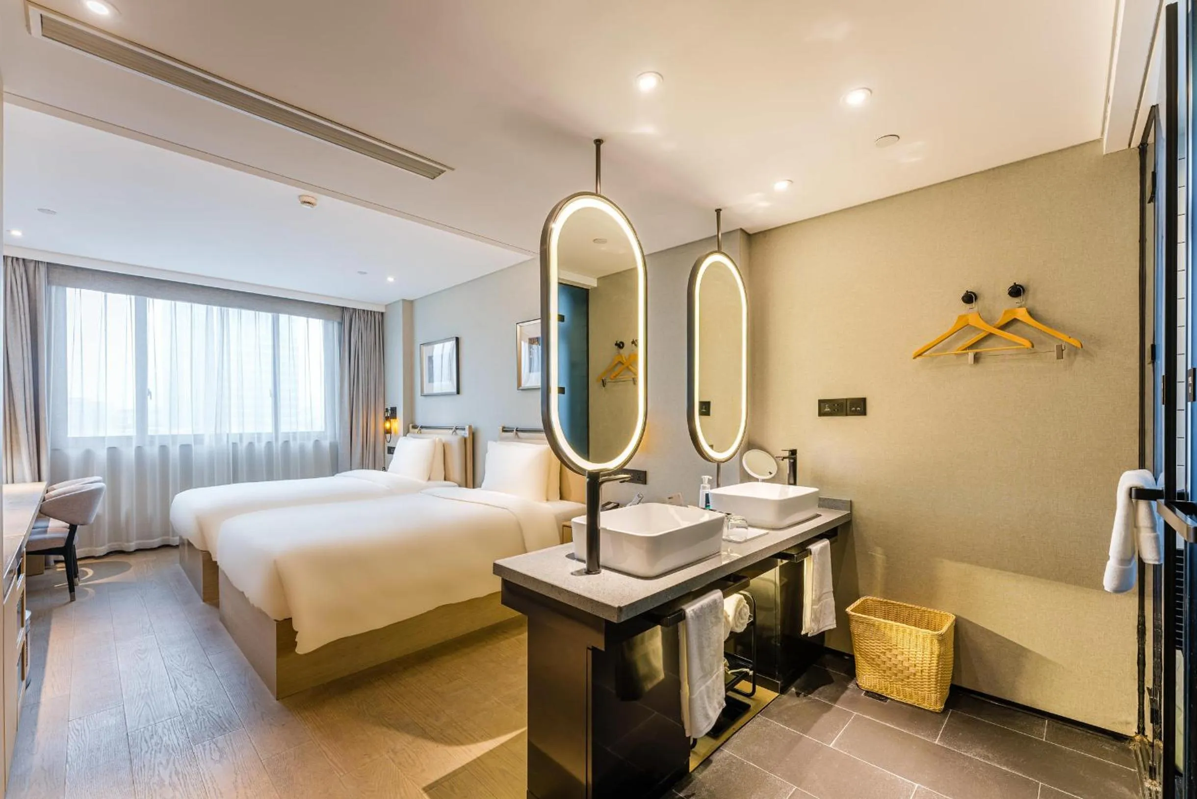Bed in Atour X Hotel Shanghai Pudong Zhangjiang Park