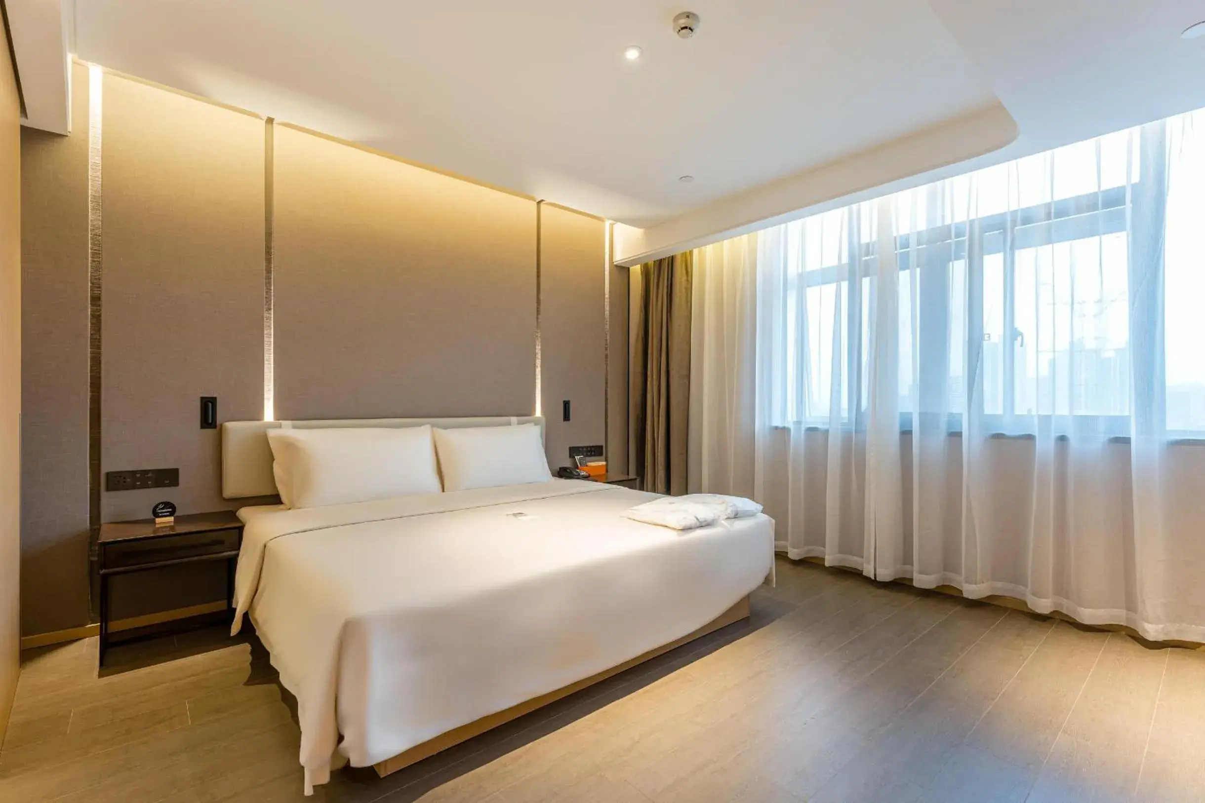Bed in Atour Hotel Changzhou Wujin Science and Education City Bed in Atour Hotel Changzhou Wujin Science and Education City