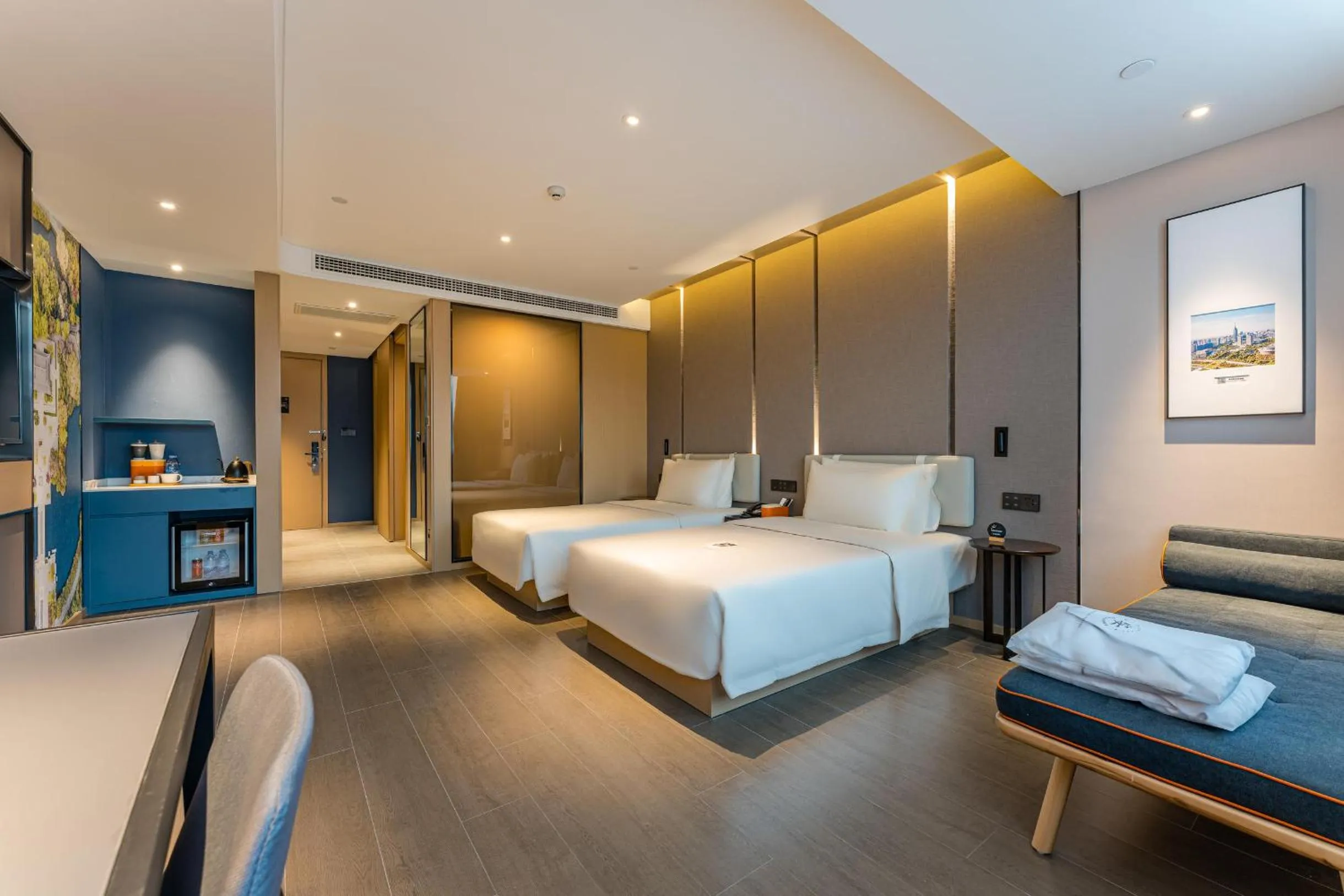 Bed in Atour Hotel Changzhou Wujin Science and Education City