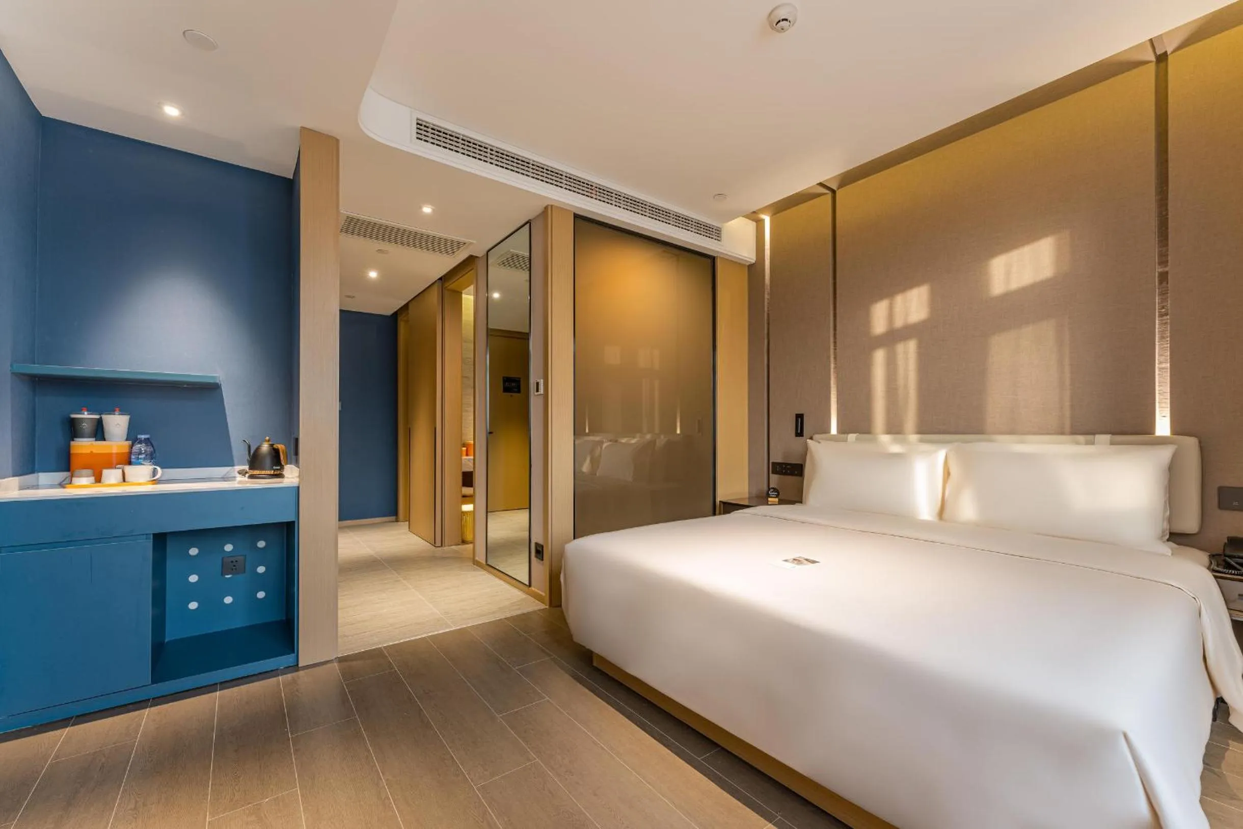 Bed in Atour Hotel Changzhou Wujin Science and Education City