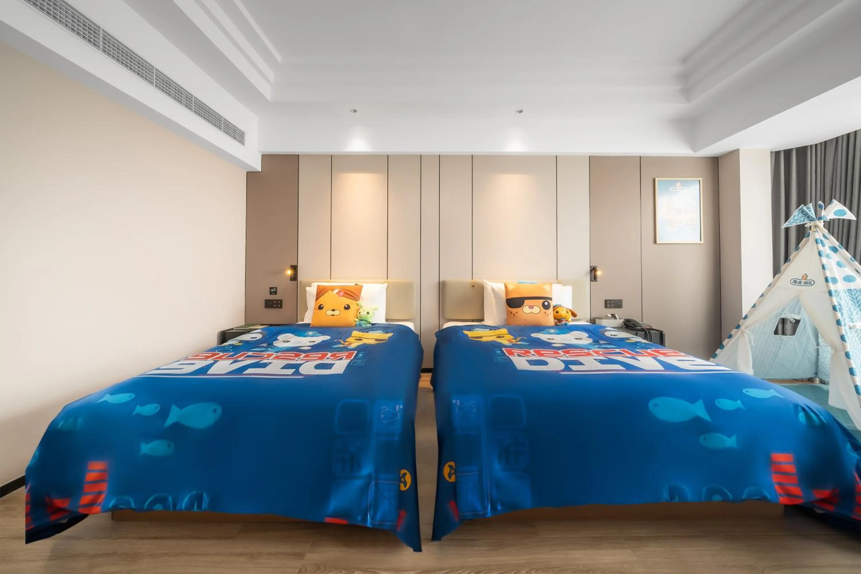 Bed in Atour Hotel Chengdu Taikoo Li Riverside