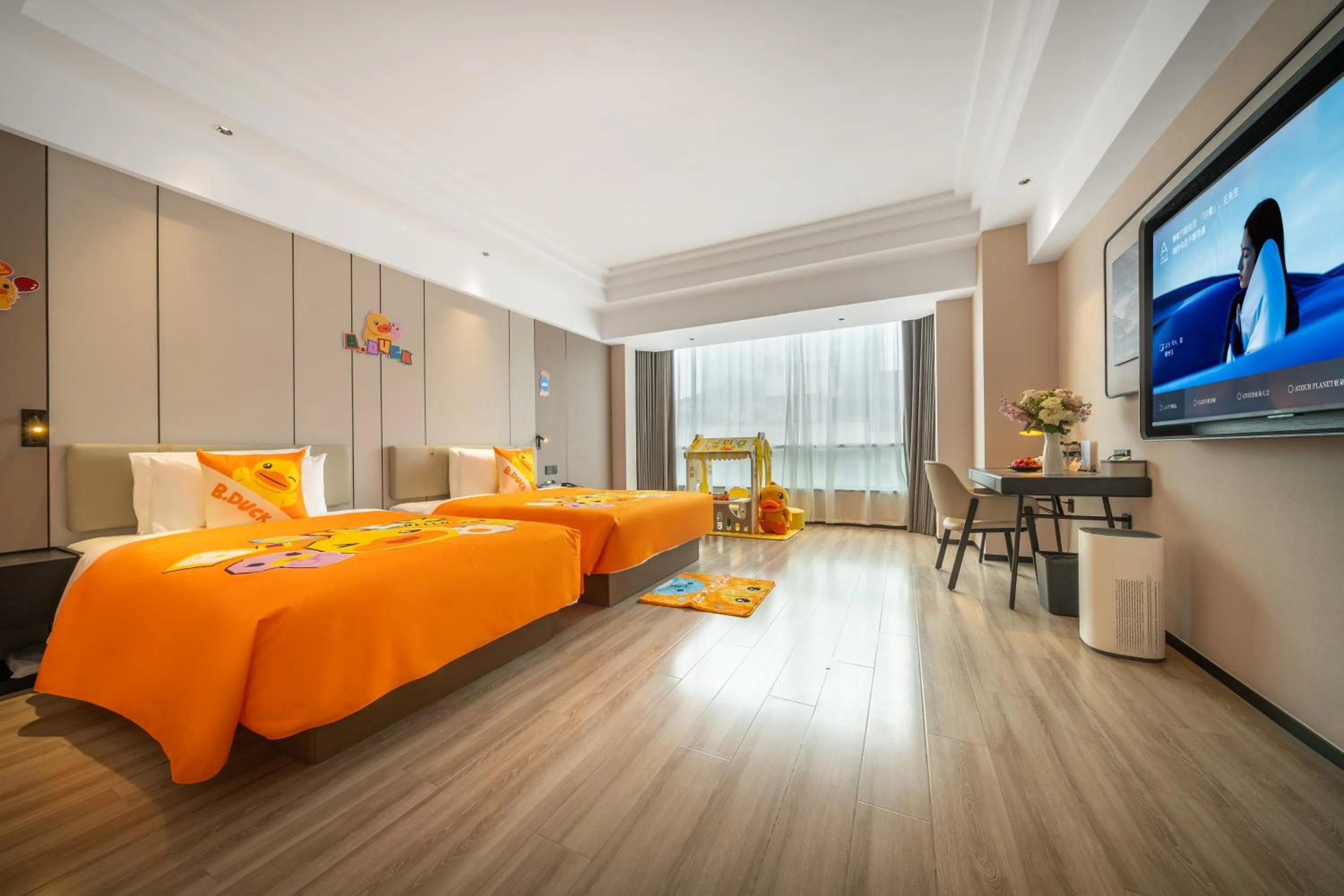 Bed in Atour Hotel Chengdu Taikoo Li Riverside