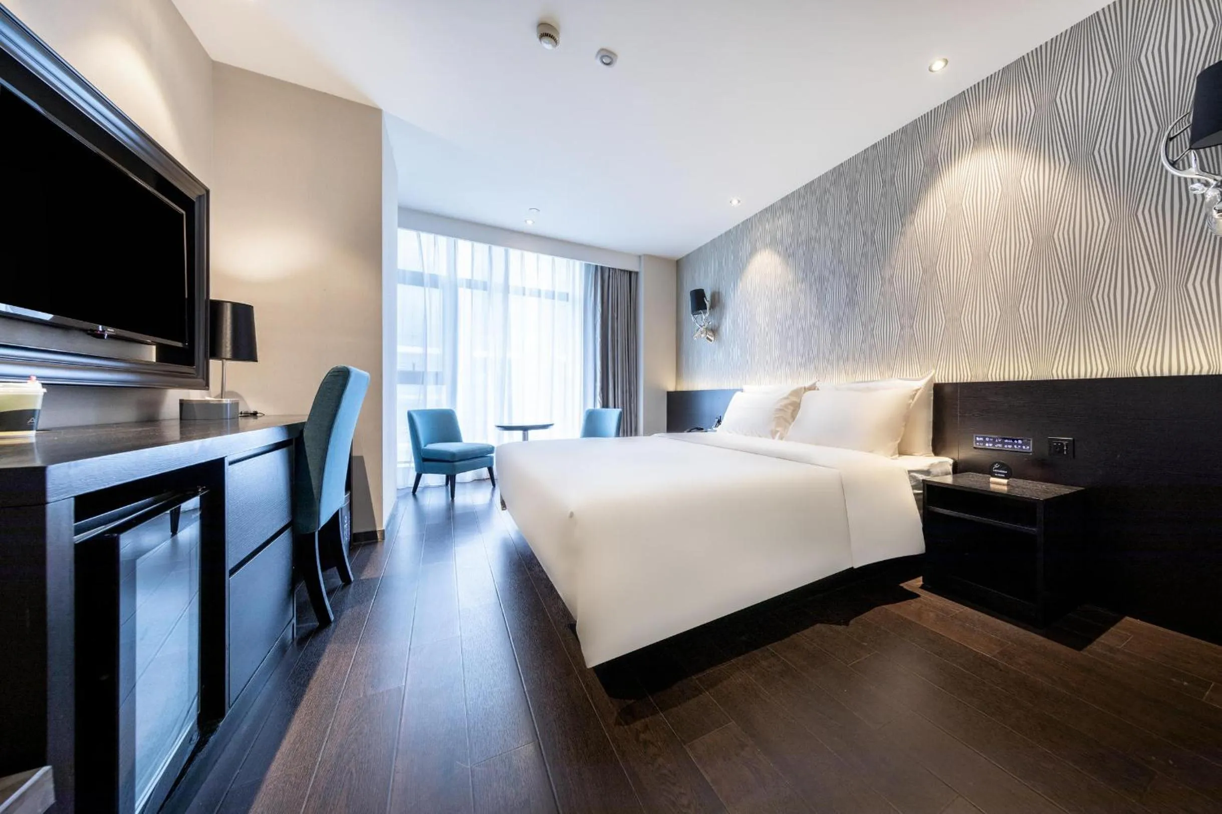 Bed in Atour X Hotel Hangzhou Binjiang Jiangnan Avenue