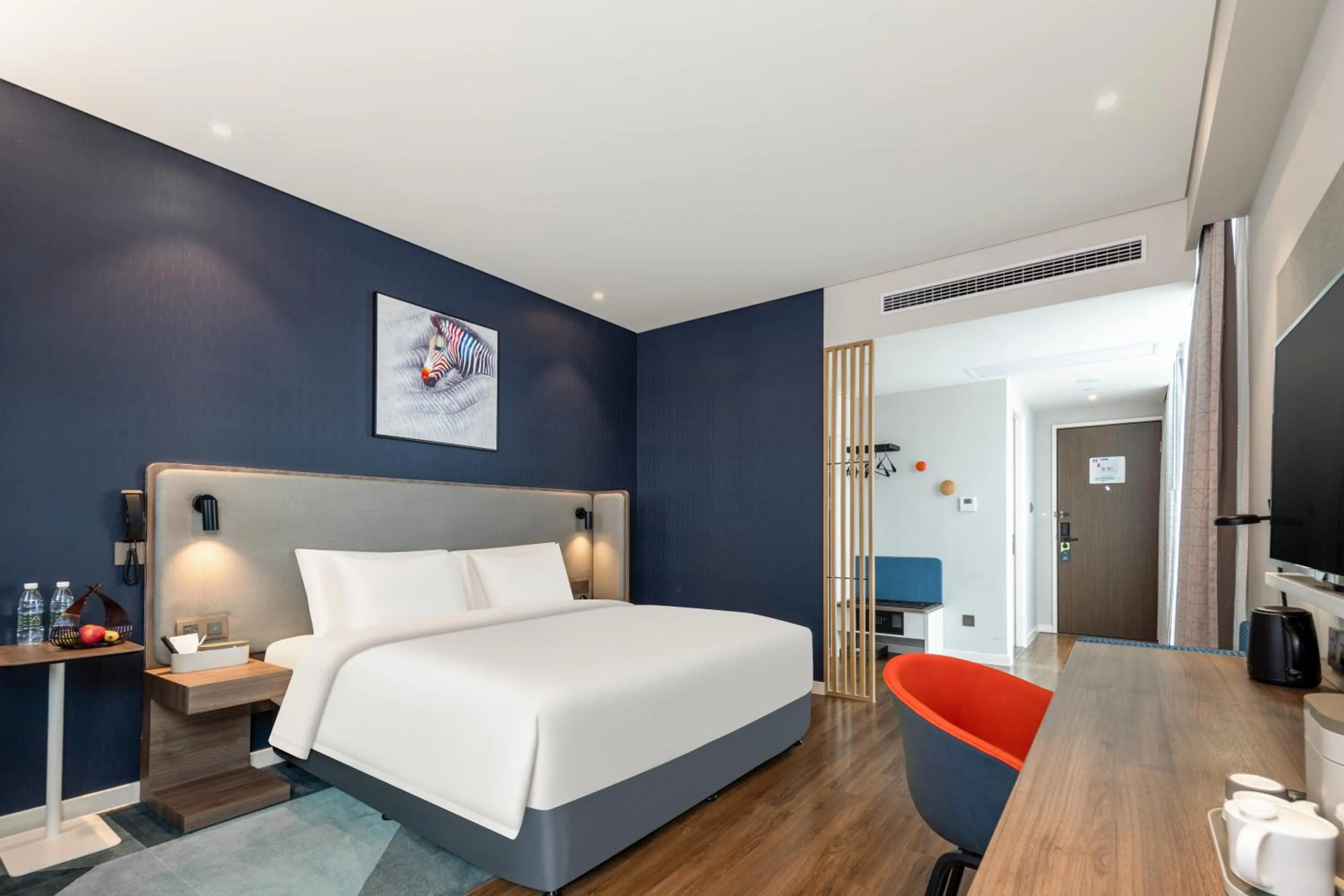 Bed in Atour Hotel Hangzhou Binjiang Stars Avenue